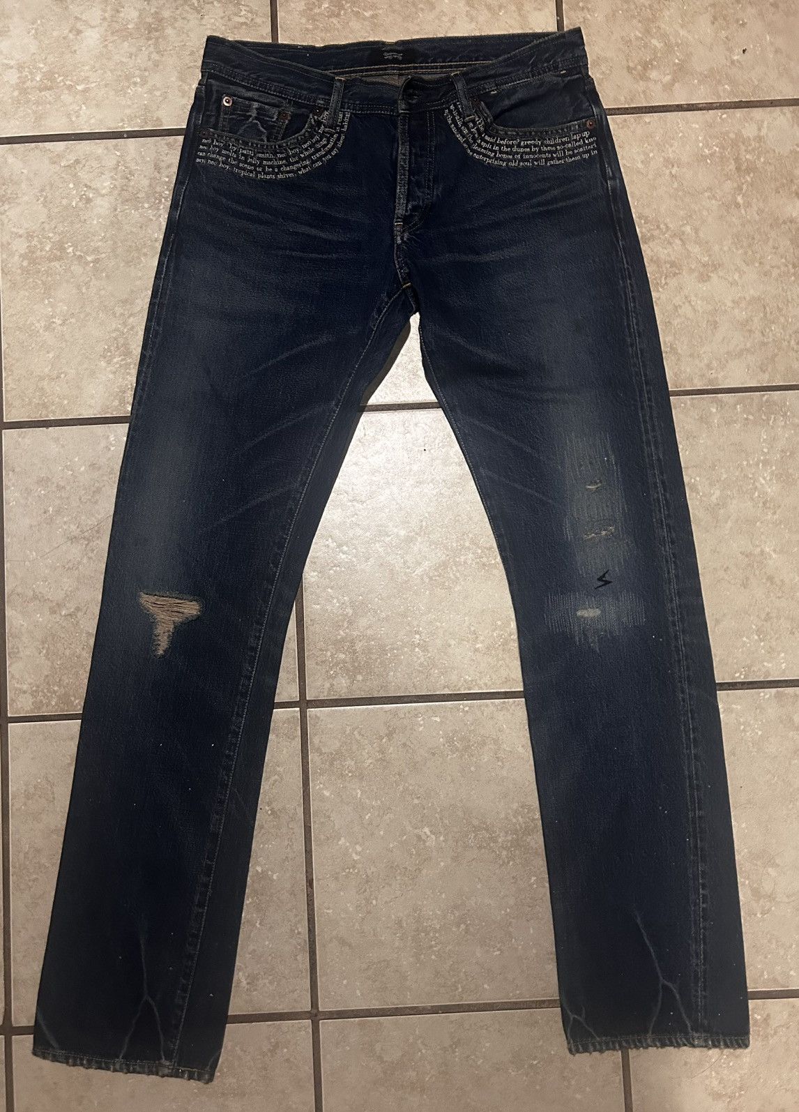 Undercover ss09 Undercover Neoboy Poem Denim | Grailed