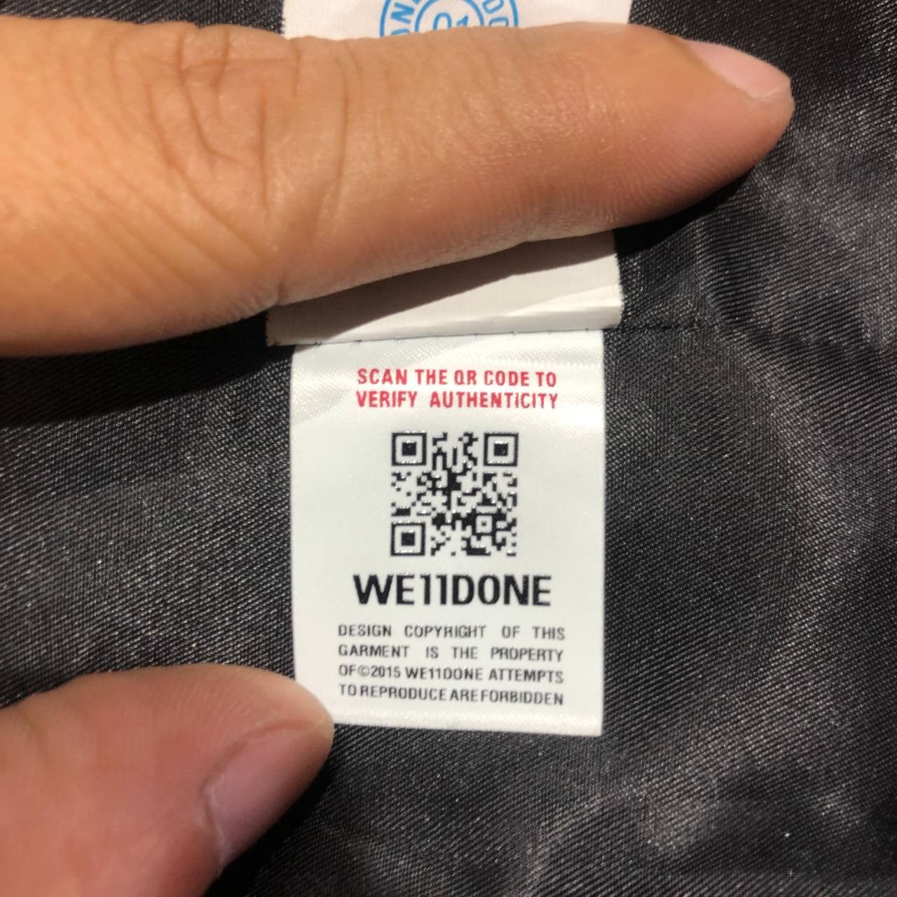 WE11DONE We11done Embossed back logo blazer Size 50R - 11 Thumbnail