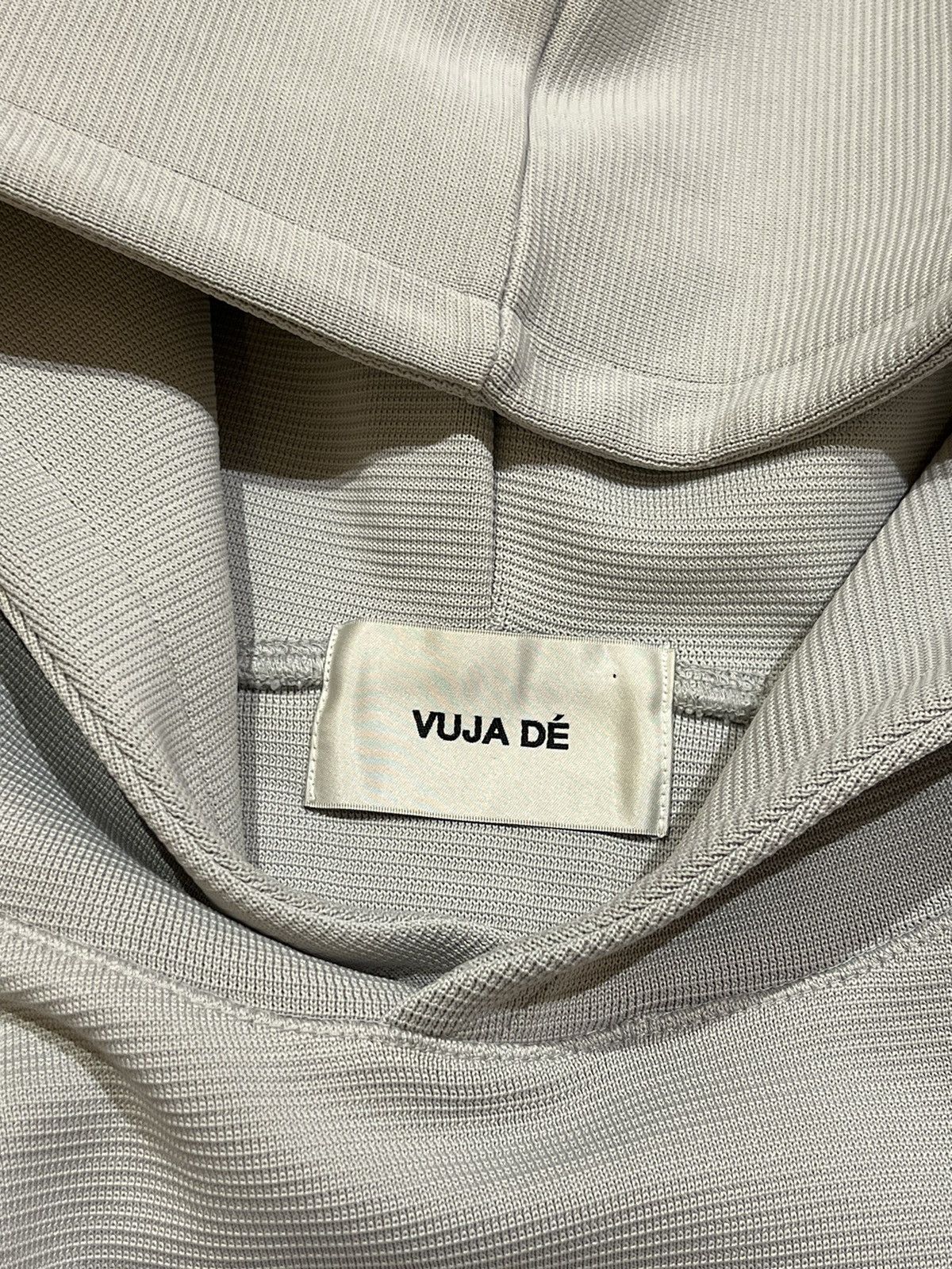 Vuja De Vuja De Cropped Boxy Oversized Plastic Hoodie Size 1 Size US L / EU 52-54 / 3 - 11 Thumbnail