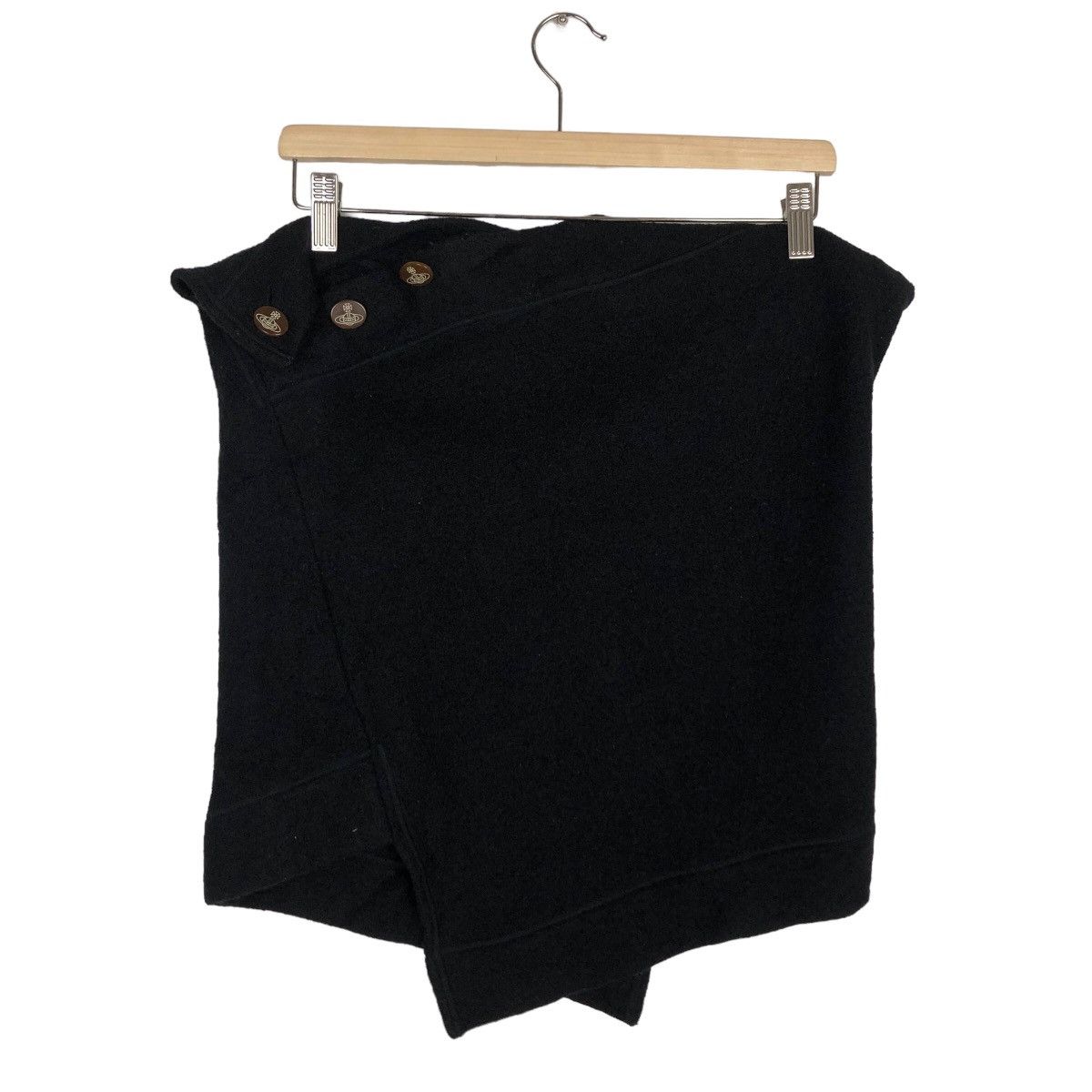 Vivienne Westwood 🔥RARE BONDAGE DESIGN WOOL SHORT SKIRT VIVIENNE WESTWOOD Size 32" / US 10 / IT 46 - 6 Thumbnail