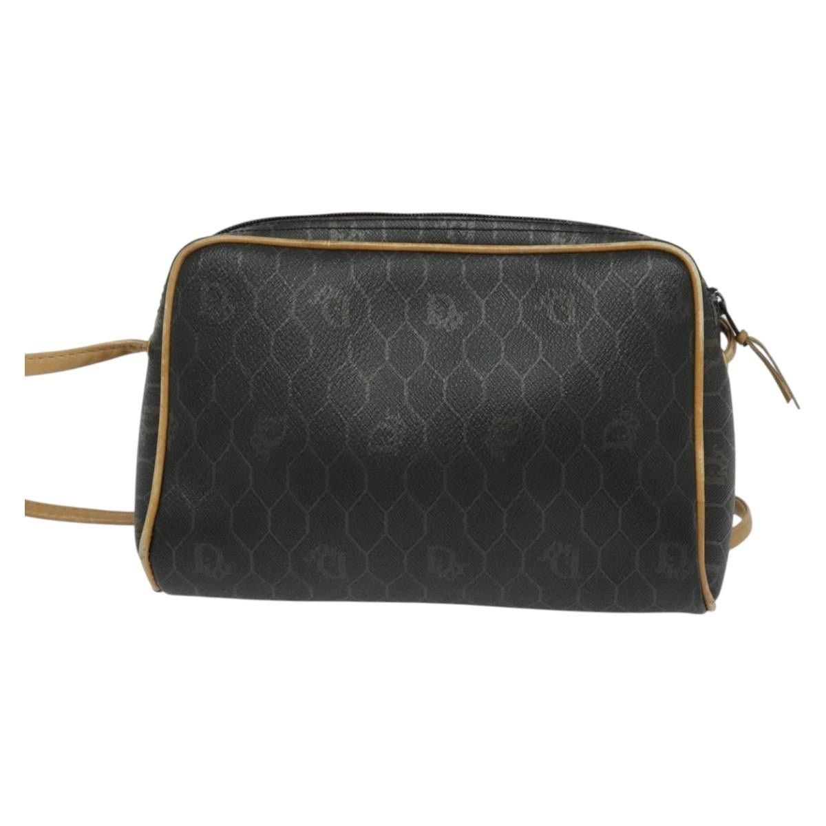 Dior DIOR Honeycomb Canvas Shoulder Bag Pvc Black Size ONE SIZE - 3 Thumbnail