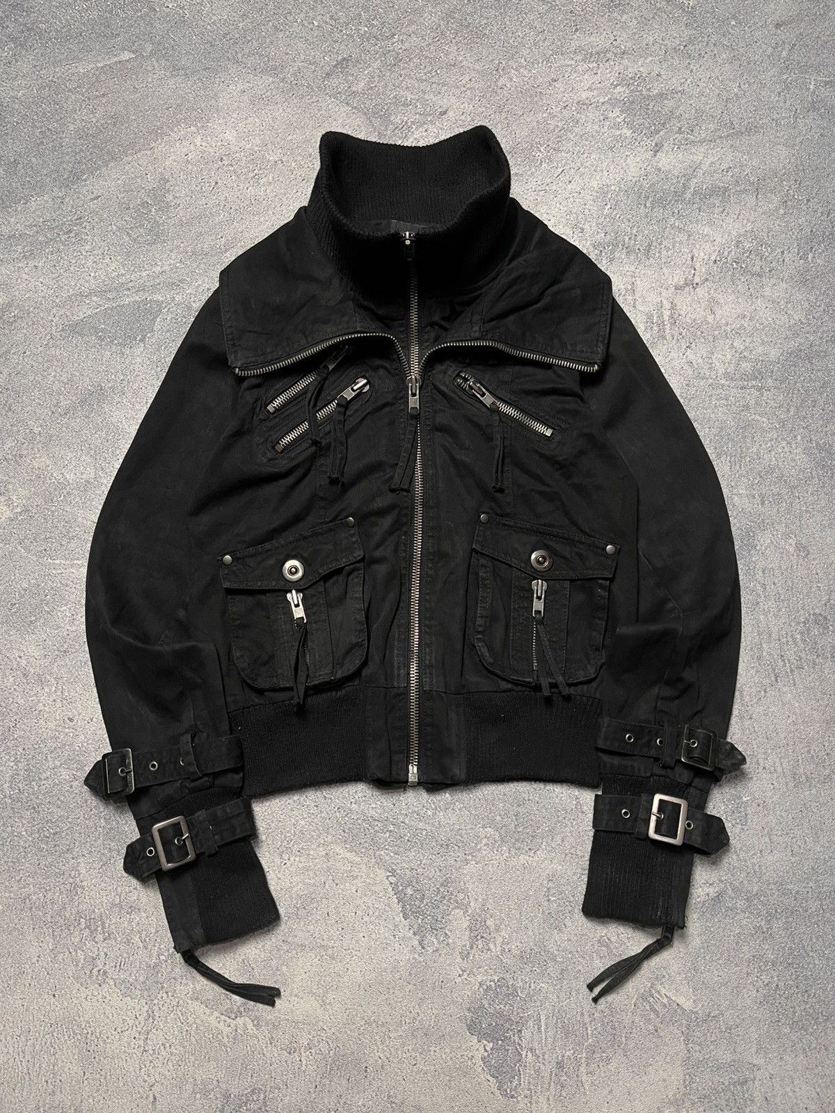 Le Grande Bleu (L.G.B.) Bondage Jacket Double Zipper CRYX LGB Style Size US S / EU 44-46 / 1 - 4 Thumbnail