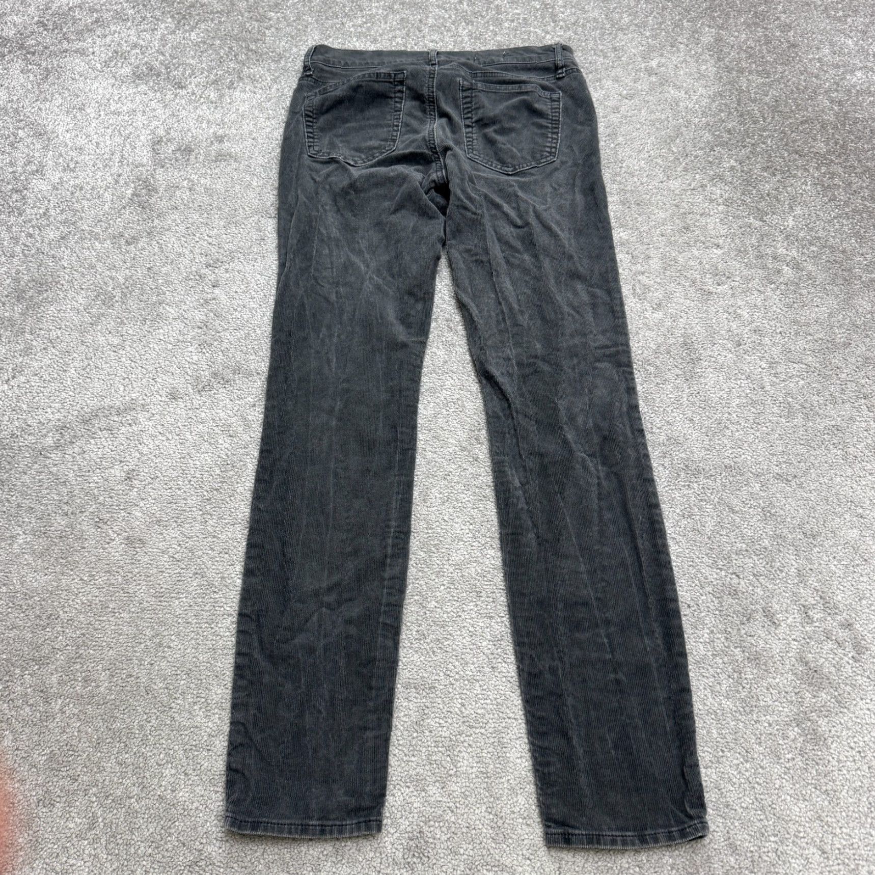 Gap Gap 1961 Always Skinny Corduroy Pants Womens 25 Regular Mid Rise Cotton Casual Gray Vintage? Size 42" / US 20 - 2 Thumbnail