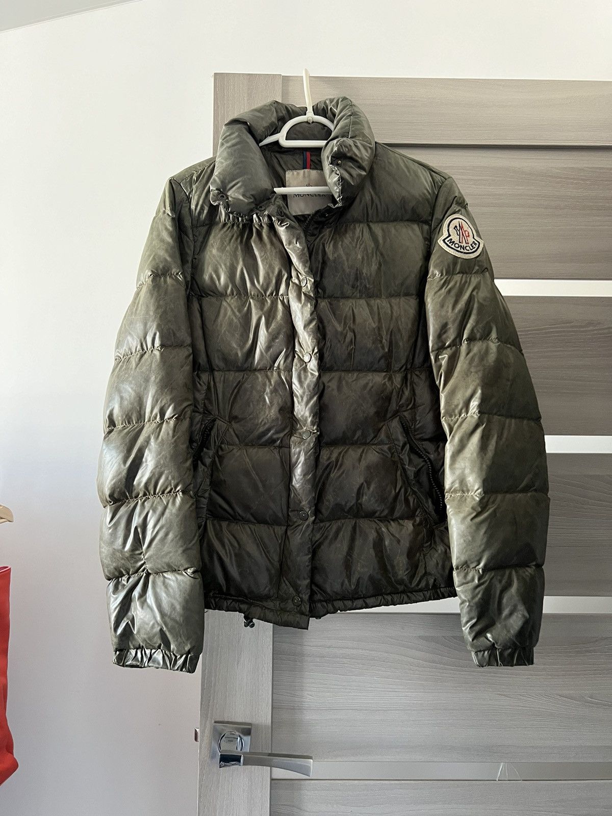 Moncler Moncler Pepper Grenoble Womens Puffer Jacket Green Size L / US 10 / IT 46 - 1 Thumbnail