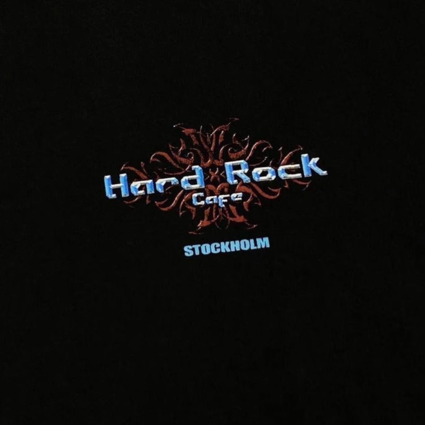 Hard Rock Cafe Vintage Hard Rock Cafe Stockholm Souvenir Logo Graphic T-Shirt S Mens Black 90s Shirt Size US S / EU 44-46 / 1 - 3 Thumbnail