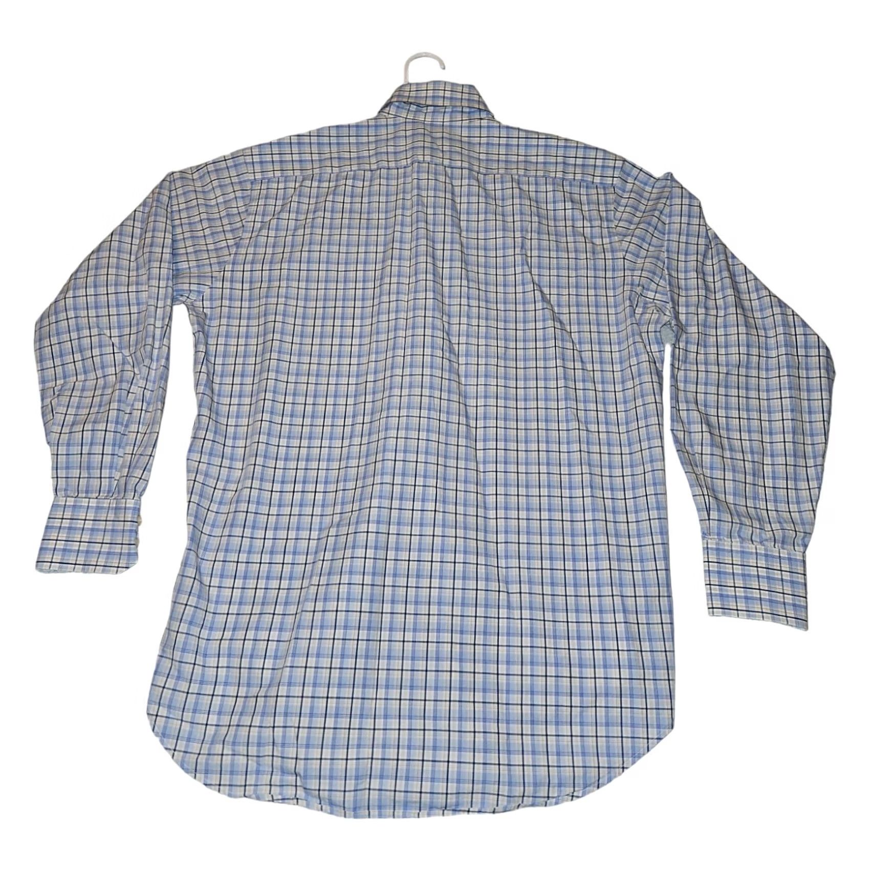 Tailorbyrd Tailorbyrd Button Up Shirt Men's Large Blue Tartan Check Casual Long Sleeve Size US L / EU 52-54 / 3 - 6 Thumbnail