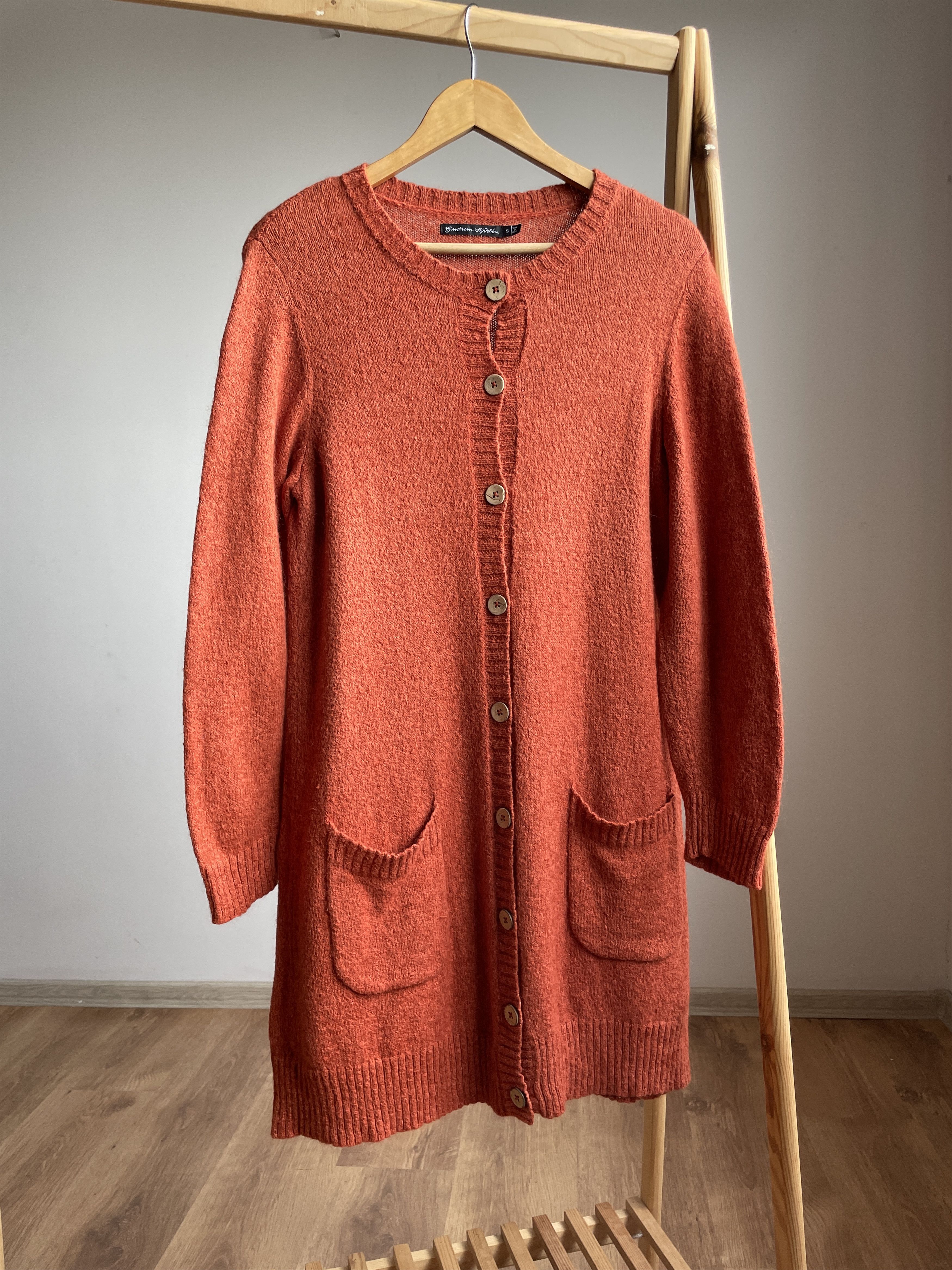 Gudrun Sjoden Gudrun Sjoden Alpaca Blend Button Up Long Cardigan Size S Size S / US 4 / IT 40 - 1 Thumbnail