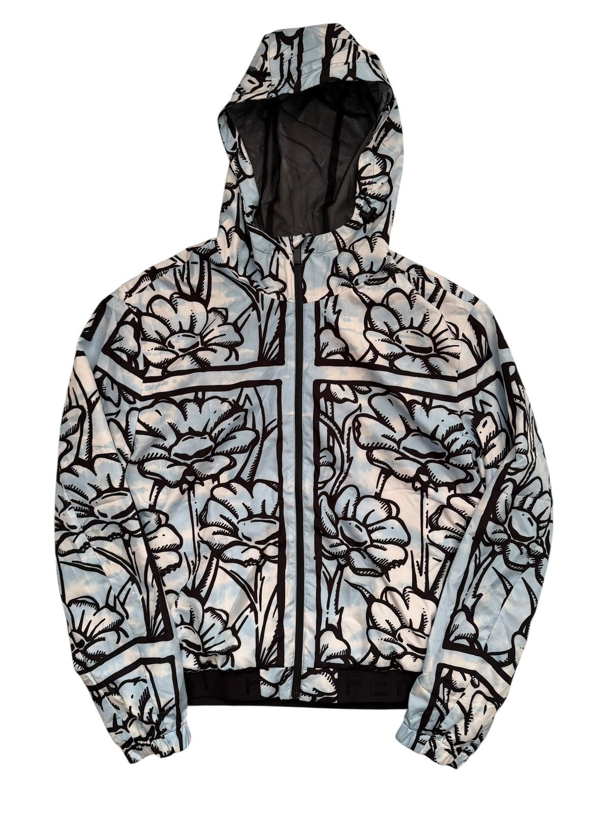 Fendi x Joshua Vides Sketch Flowers Windbreaker Size US M / EU 48-50 / 2 - 2 Thumbnail