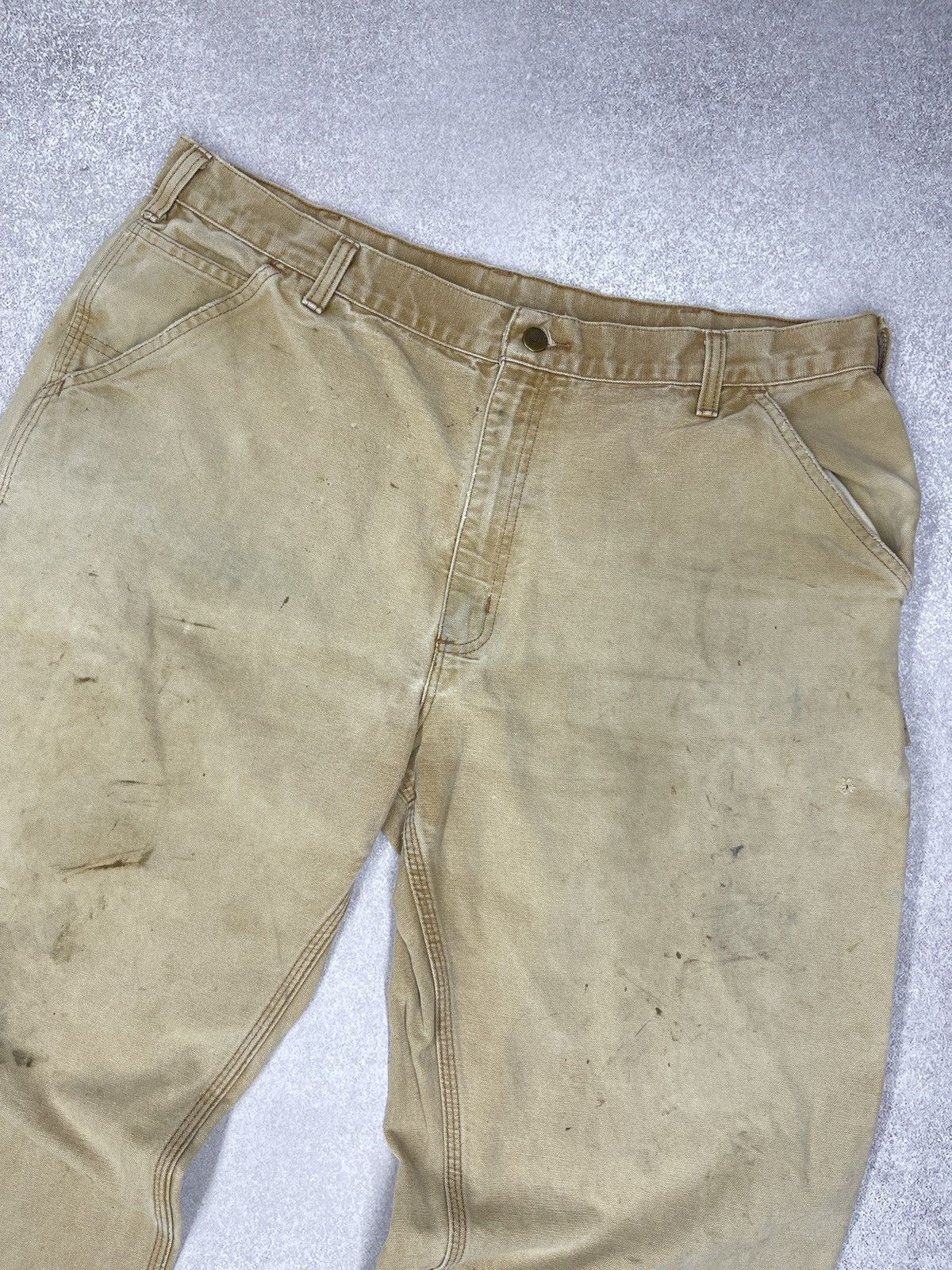 Carhartt Vintage Carhartt B11 BRN Carpenter Pants Distressed Workwear Size US 38 / EU 54 - 9 Thumbnail