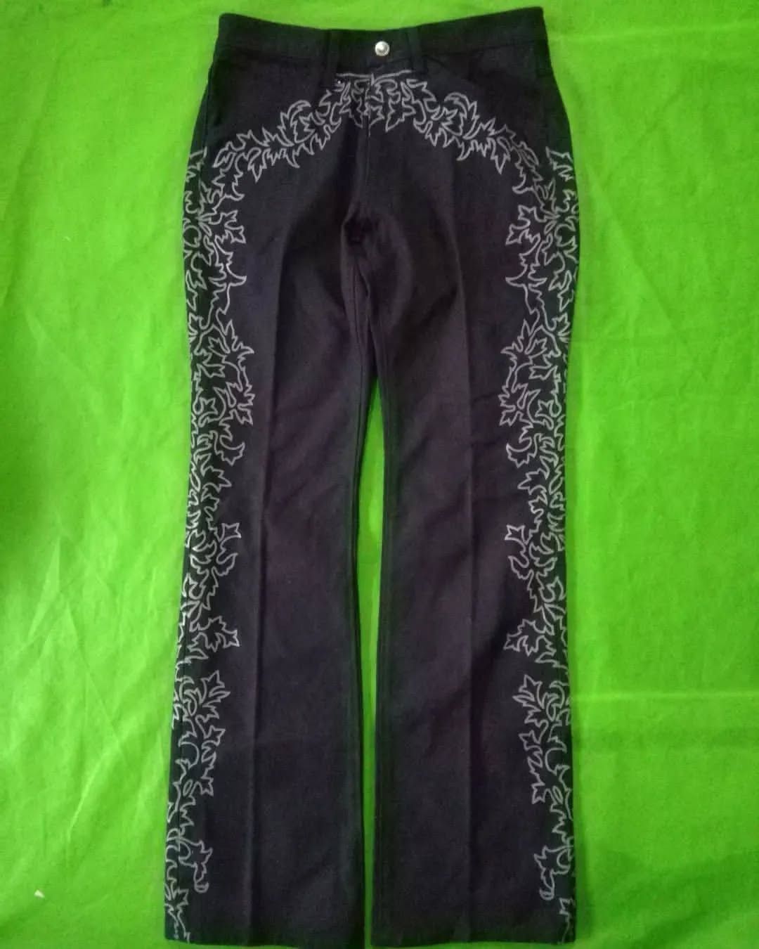 If Six Was Nine Custom Culture Tribal Pattern Long Pants Size US 32 / EU 48 - 2 Thumbnail