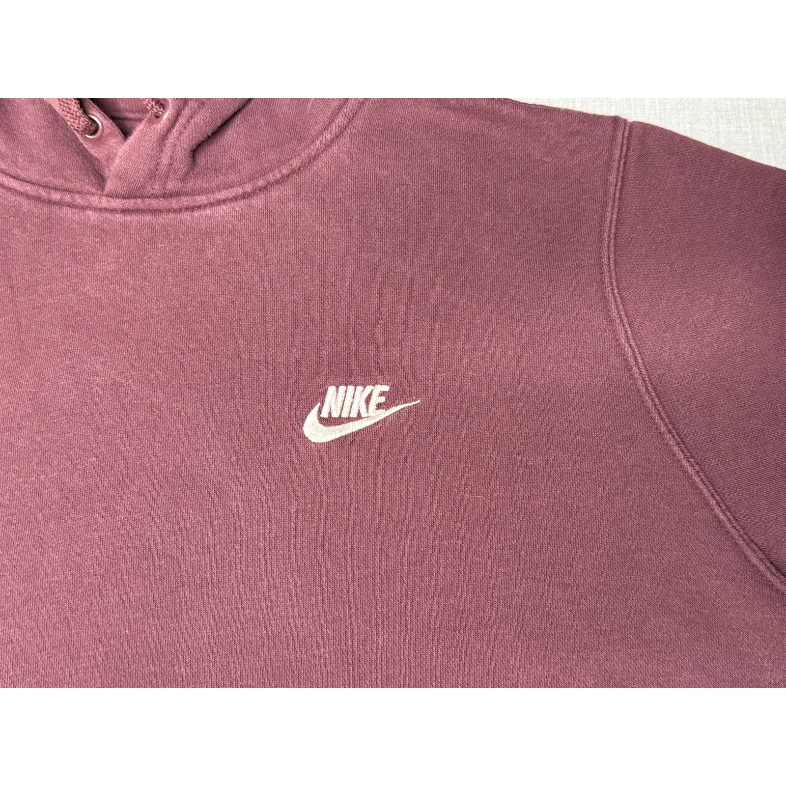 Nike Nike Sportswear Burgundy Pullover Hoodie Sweatshirt Large Size US L / EU 52-54 / 3 - 4 Thumbnail