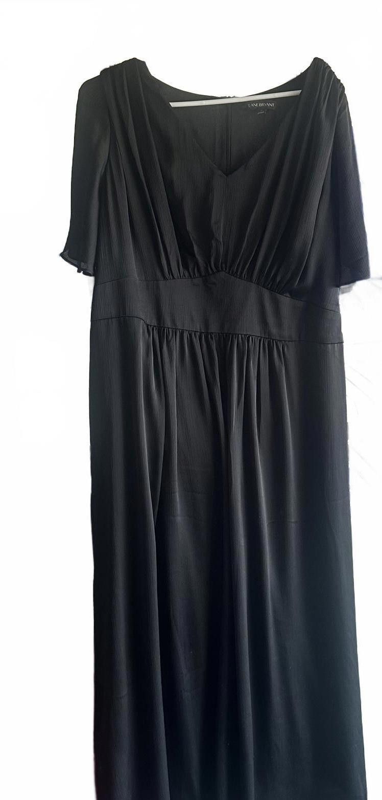 Designer Lanes Bryant Elegant Black Dress - Perfect for Any Occasion Size XXL / US 16-18 / IT 52-54 - 1 Thumbnail