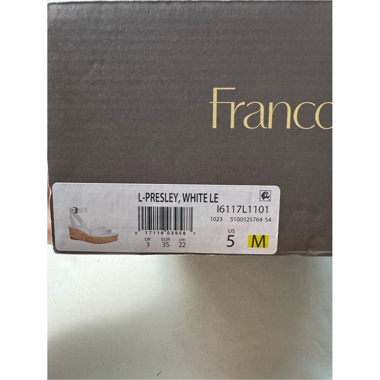 Franco Sarto NWT New Franco Sarto Presley Ankle Strap Platform Wedge San Size US 5 / IT 35 - 8 Thumbnail