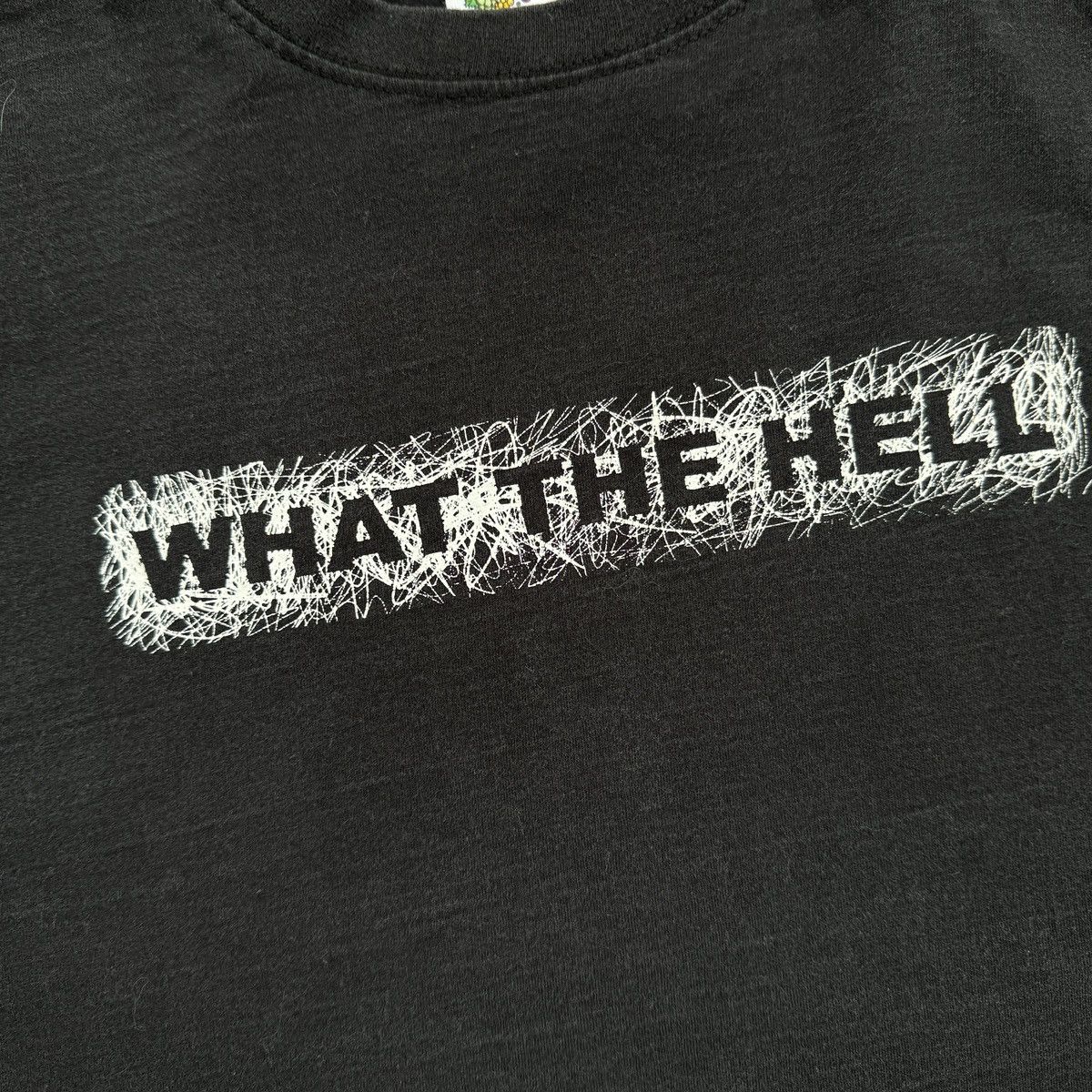 Band Tees × Vintage Vintage Sun Faded What The Hell T-Shirt Size US L / EU 52-54 / 3 - 3 Thumbnail