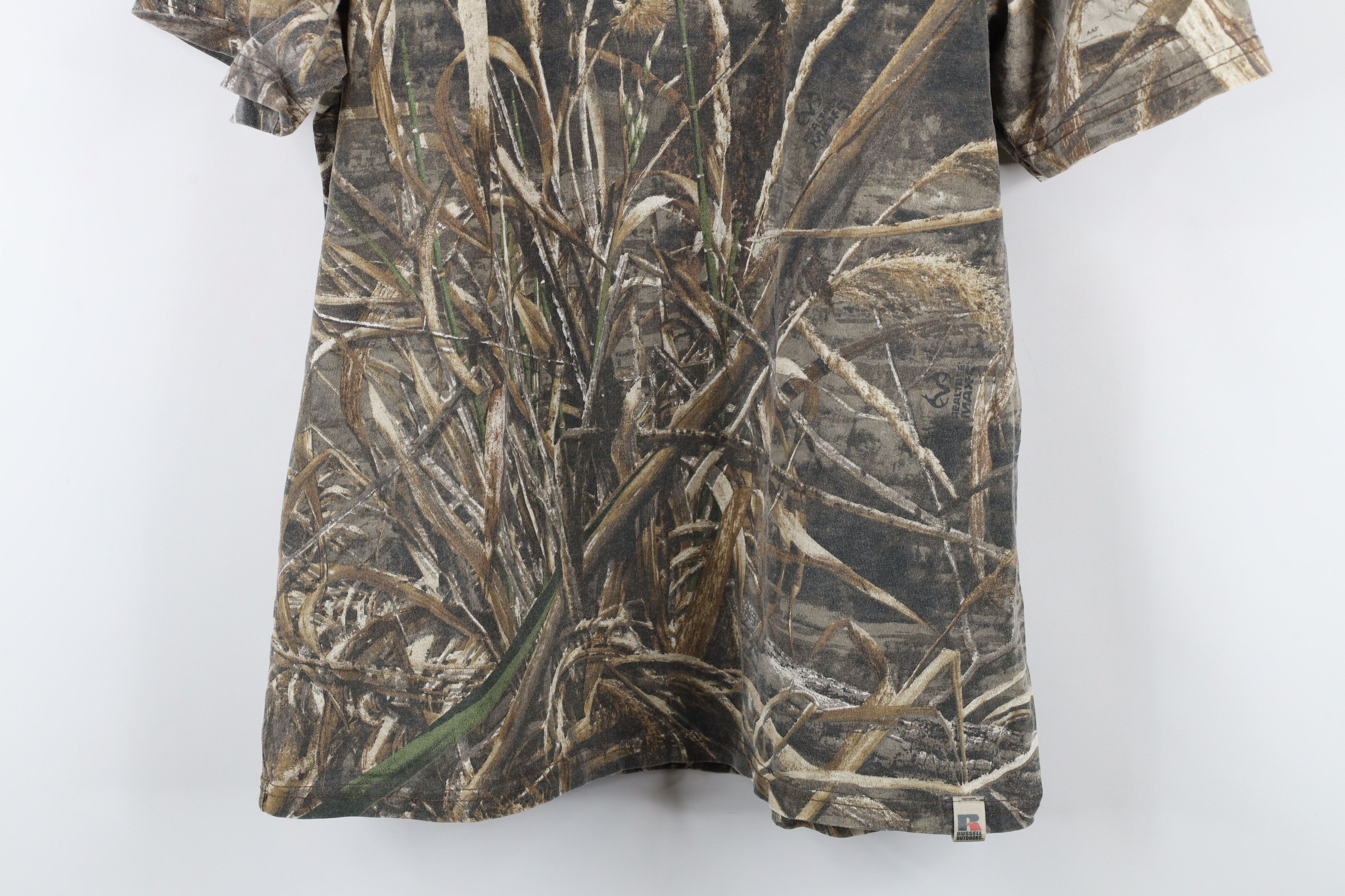 Russell Athletic × Vintage Vintage Russell Athletic Camouflage Short Sleeve T-Shirt Size US L / EU 52-54 / 3 - 3 Thumbnail