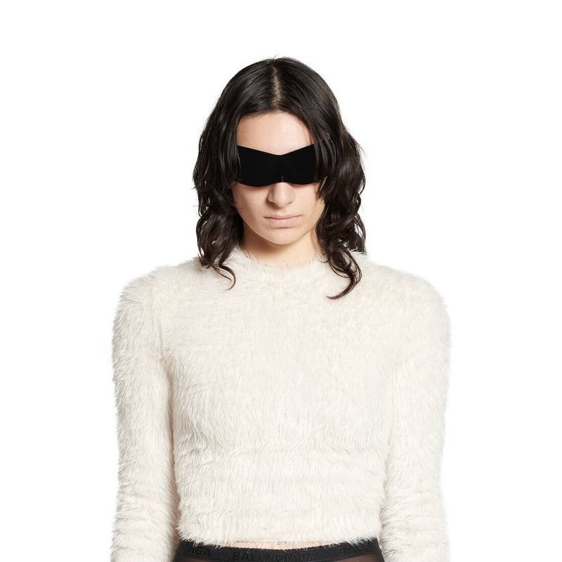 Balenciaga o1s1wg110126 Knotted Shrunk Sweater in Grey Size L / US 10 / IT 46 - 5 Thumbnail