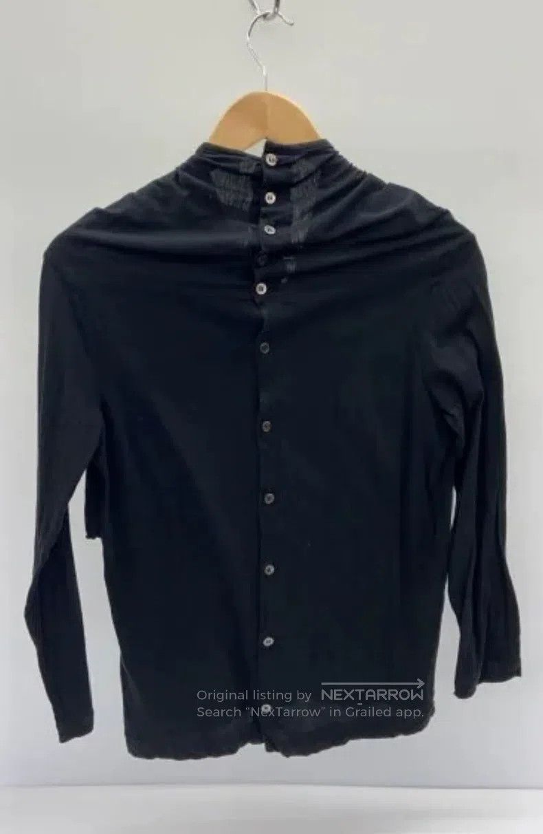 Comme des Garcons Comme Des Garcons Black button long-sleeve knit sweater Size S / US 4 / IT 40 - 1 Thumbnail