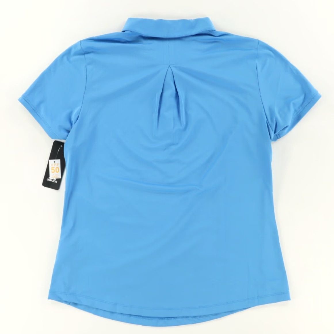 Adidas Adidas Golf Ultimate Stretch Solid Polo Shirt Blue Women's L Shirt Size L / US 10 / IT 46 - 4 Thumbnail