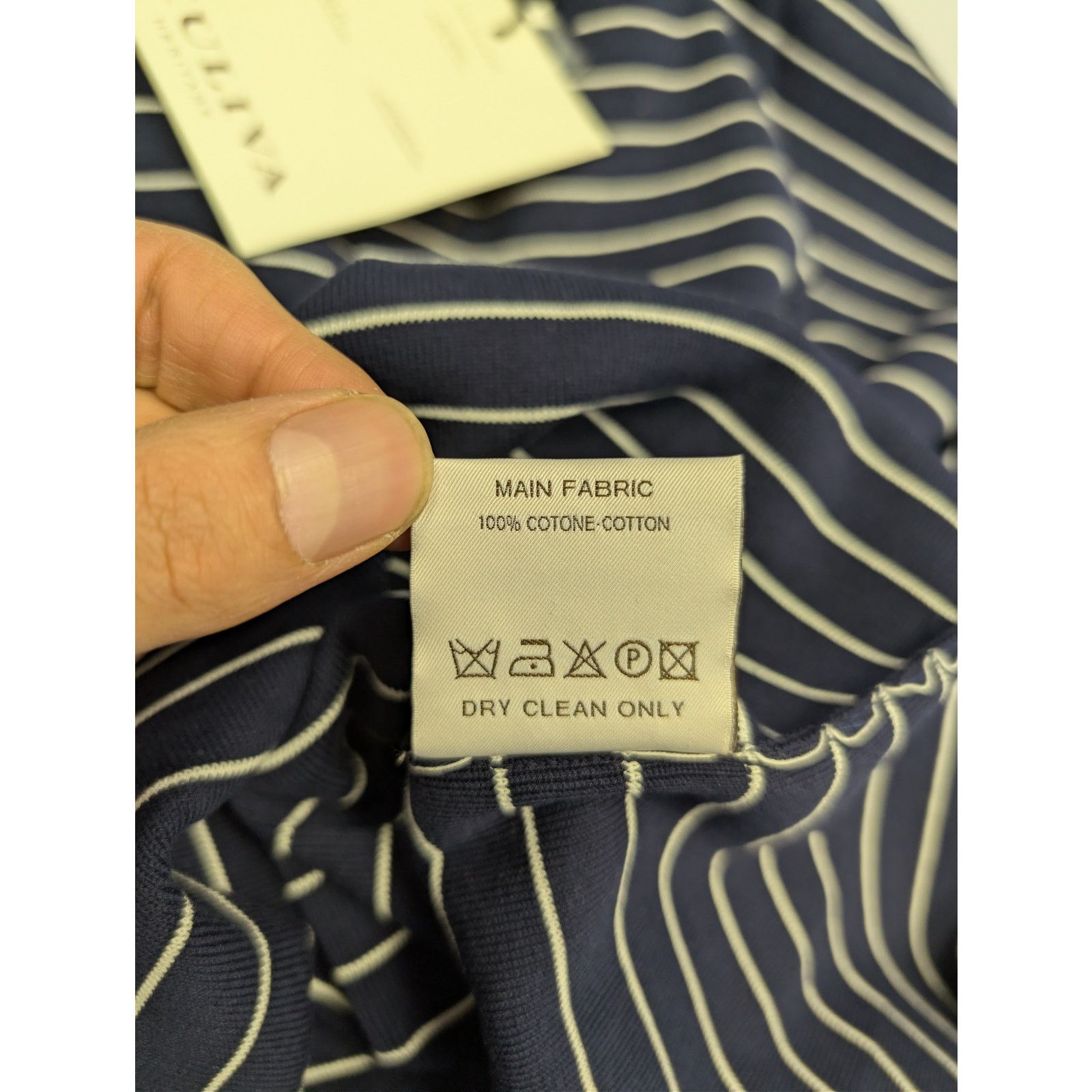 Other o1rshd1 CC20 Giuliva Round Collar Striped Sweater Blue/White Size US M / EU 48-50 / 2 - 20 Thumbnail