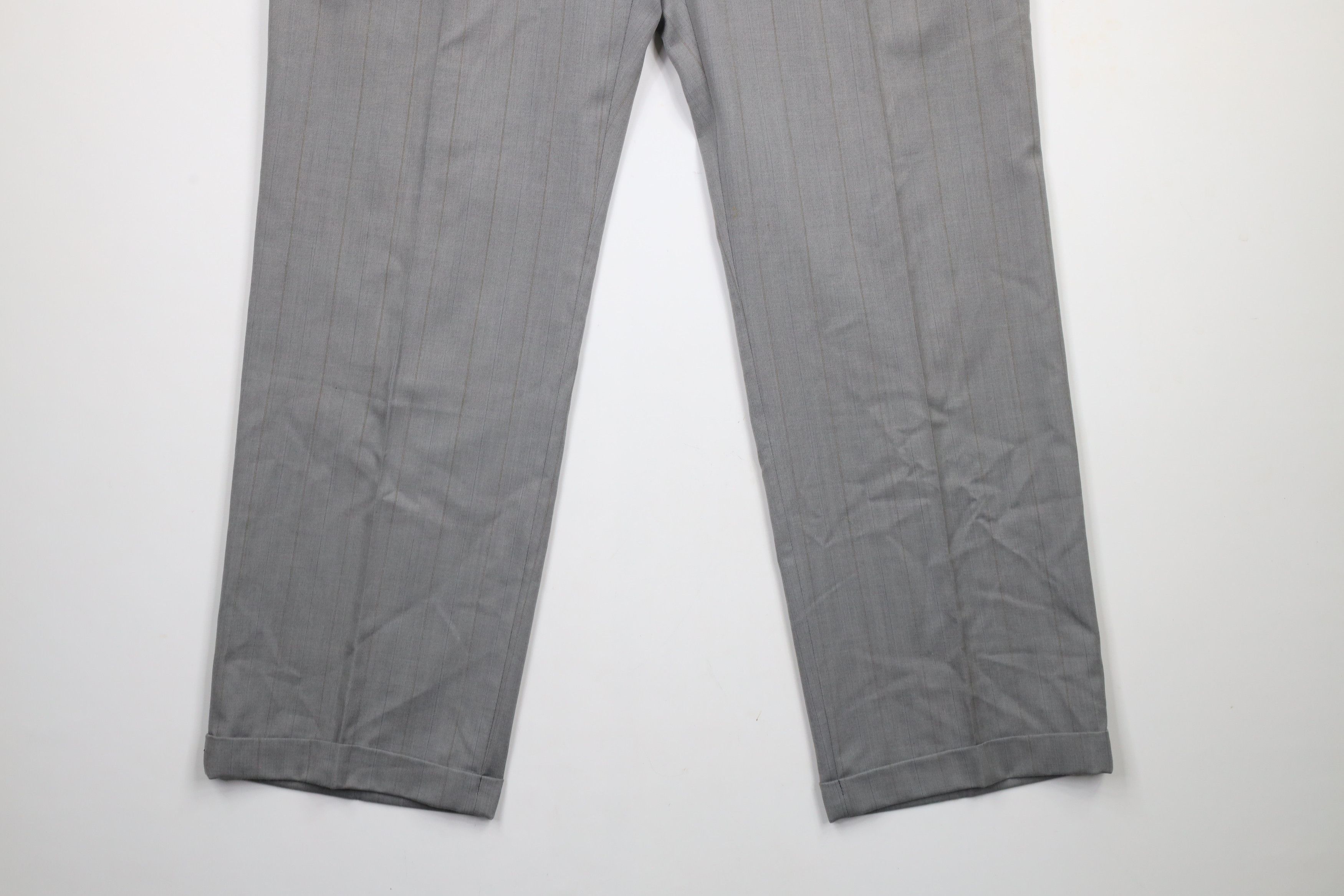 Vintage Vintage 70s Streetwear Distressed 2 Piece Wedding Suit Size 50L - 24 Thumbnail