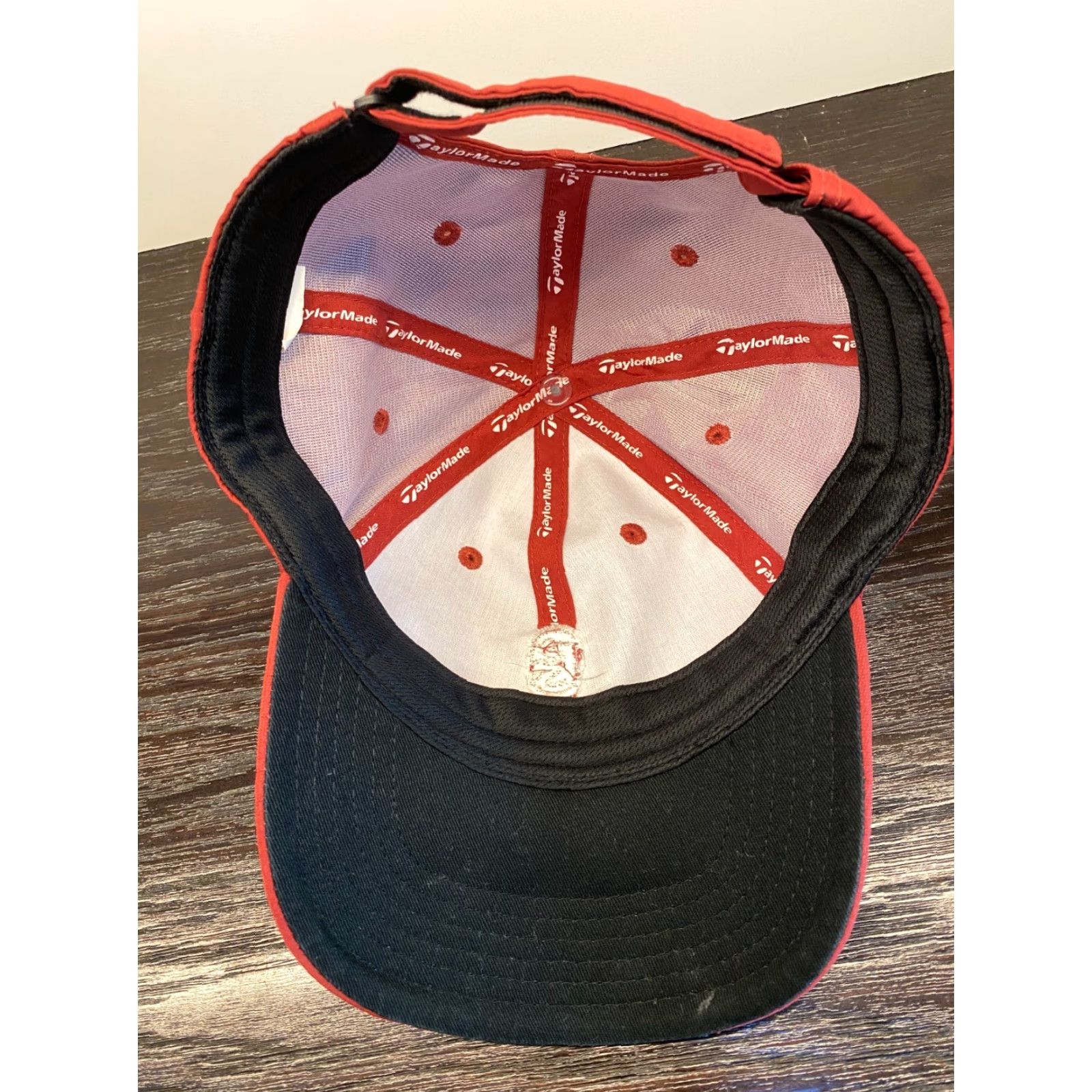TaylorMade TAYLORMADE Hat Mens Red Adjustable Strapback Aviara Golf Course California - Golf Hat - Men - One Size - Red - Logo - Adjustable - Casual Size ONE SIZE - 6 Thumbnail