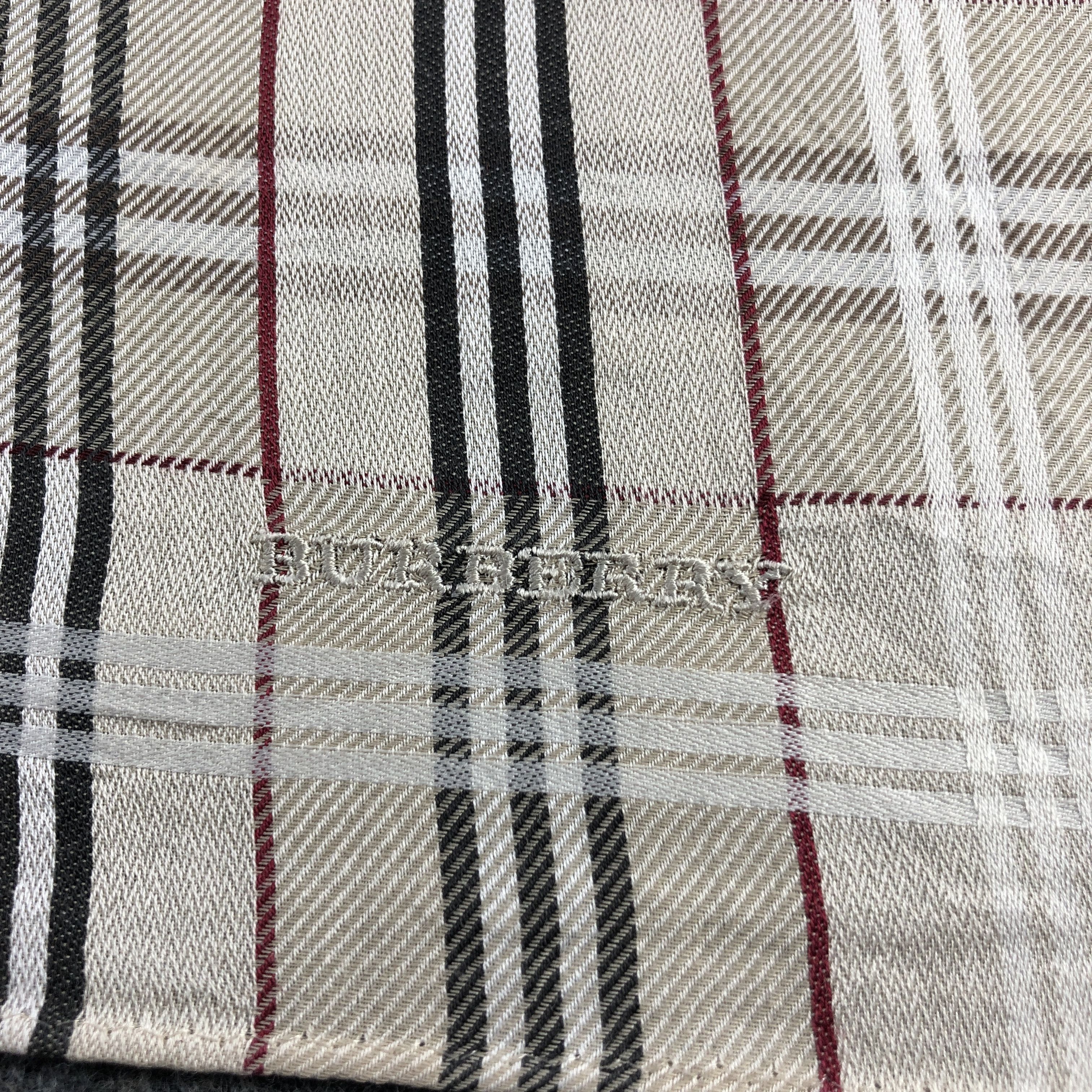 Burberry Burberrys Nova Check Handkerchief Bandana Neckerchief H2628 Size ONE SIZE - 3 Thumbnail