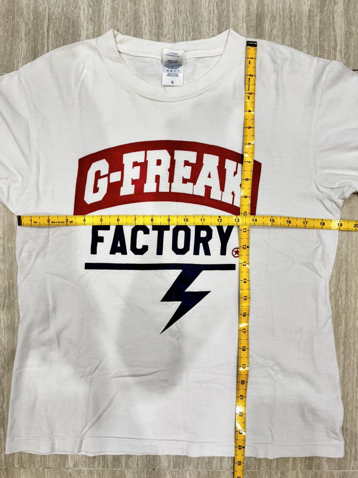 Band Tees G-Freak Factory Band white shirt S size Size US S / EU 44-46 / 1 - 3 Thumbnail