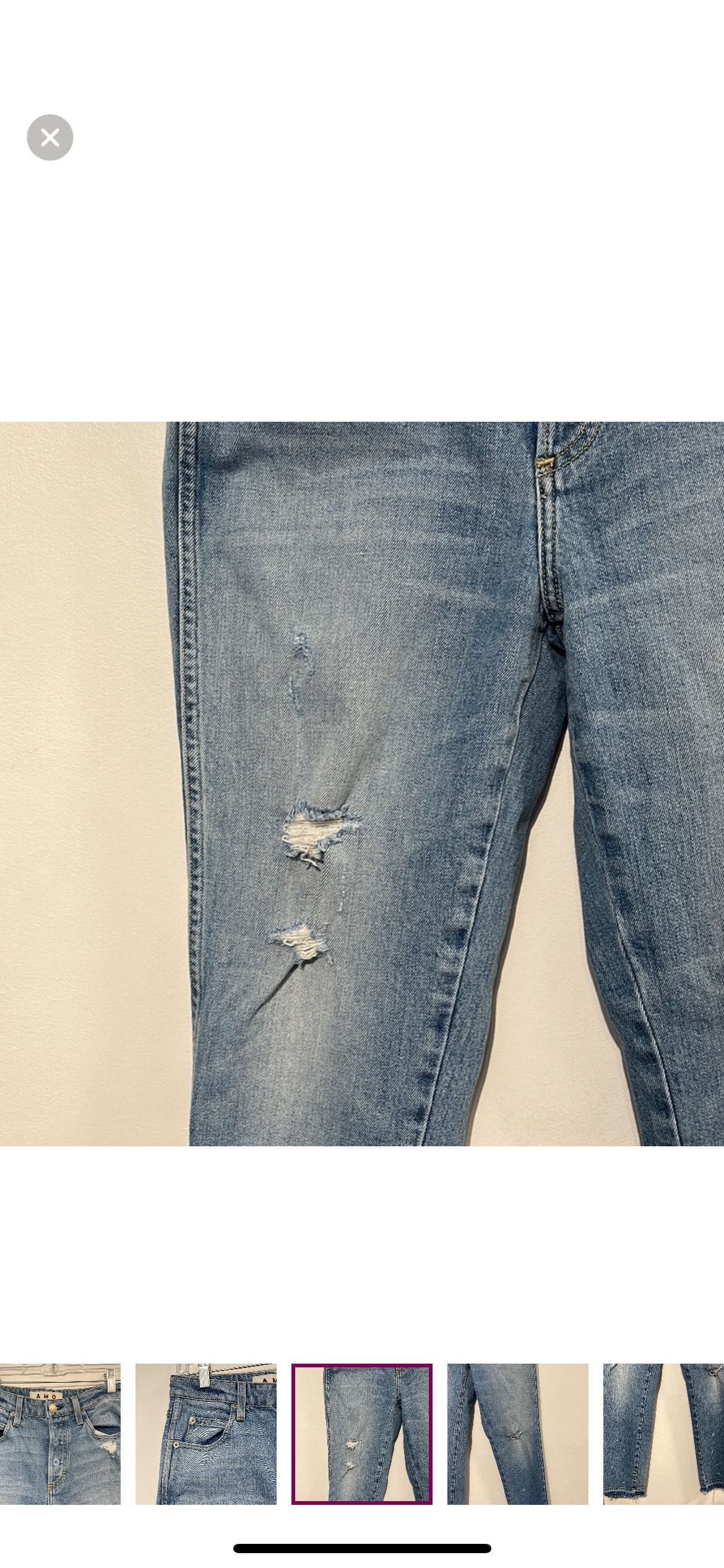 AMO Babe skinny ankle jeans Size 27" / US 4 / IT 40 - 12 Thumbnail