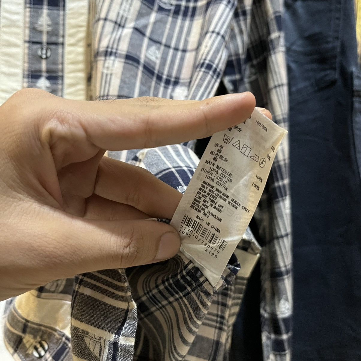 Thom Browne Thom Browne x KOE Plaid shirt with subtle sailboat print ⚓ Size US L / EU 52-54 / 3 - 8 Thumbnail