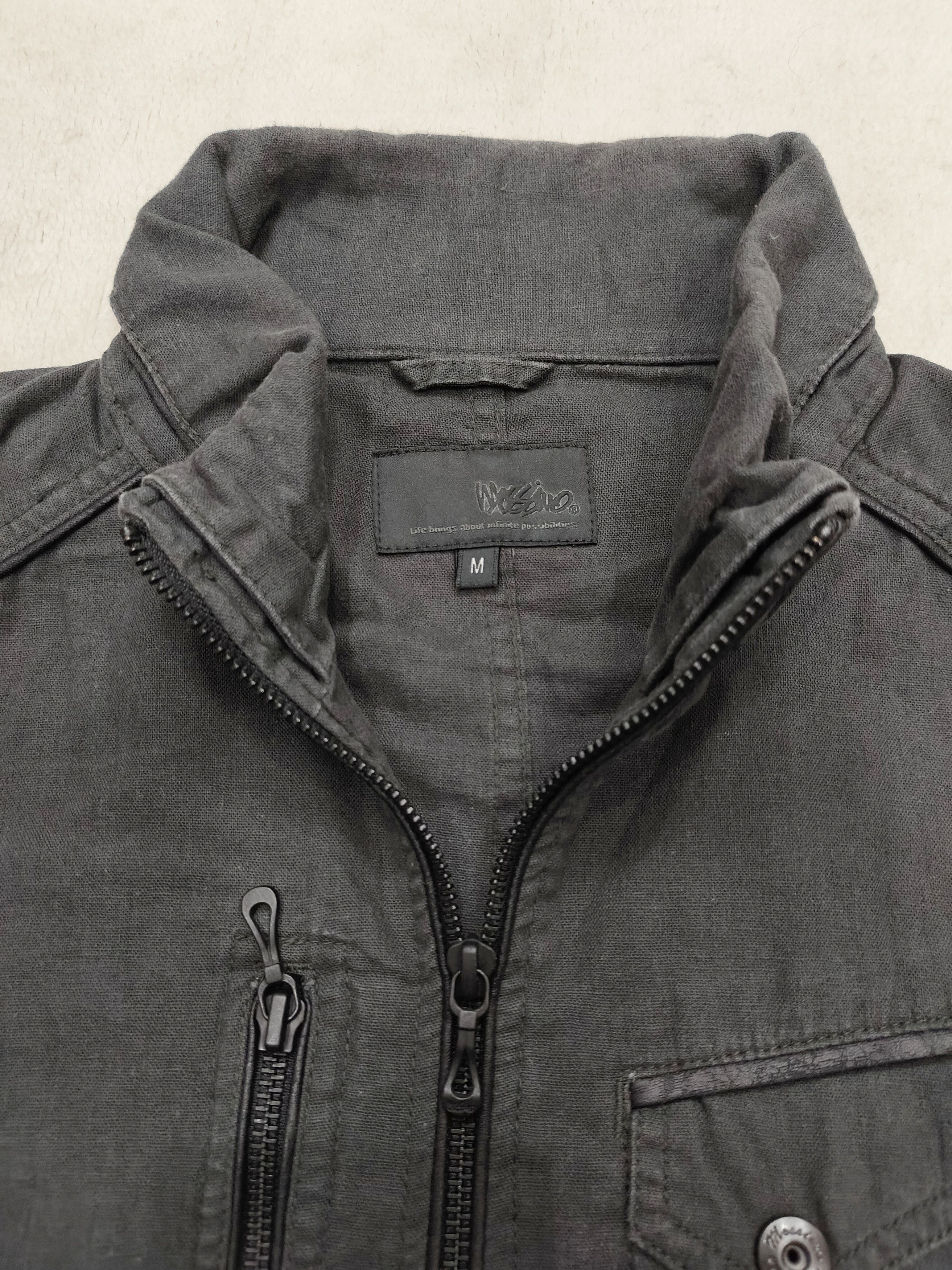 Mossimo 00s Mossimo- Clean Minimal Tailored Utility Linen Jacket Size US M / EU 48-50 / 2 - 4 Thumbnail