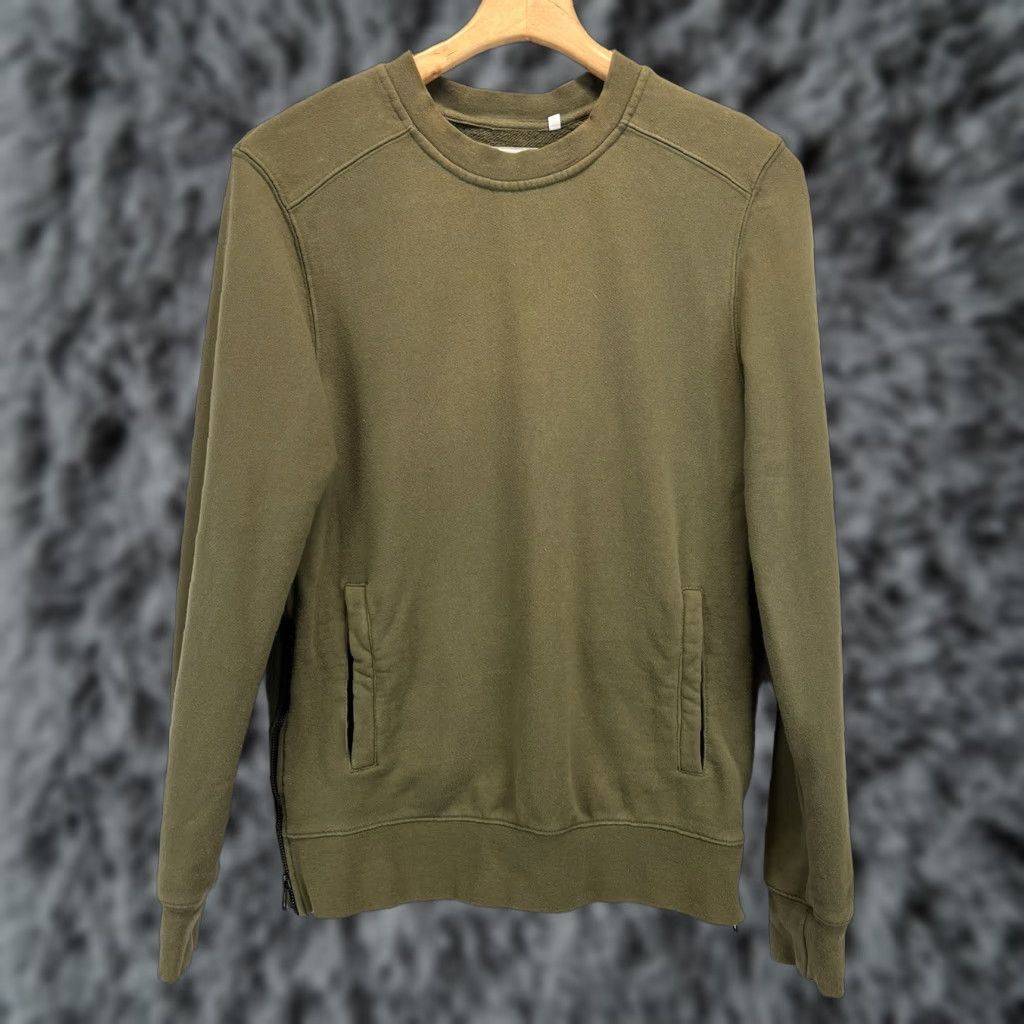 Vintage Reign Storm Sweater Mens Small Sweatshirt Olive Side Zip Long Sleeve Pullover Size US S / EU 44-46 / 1 - 1 Thumbnail
