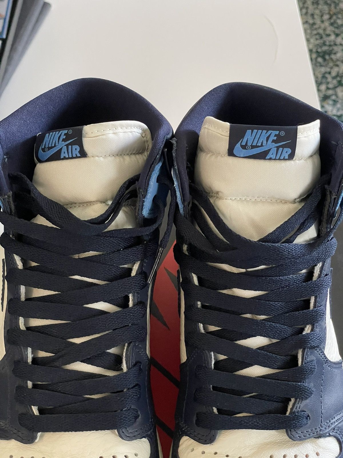 Jordan Brand Air Jordan 1 Obsidian Size US 11.5 / EU 44-45 - 6 Thumbnail
