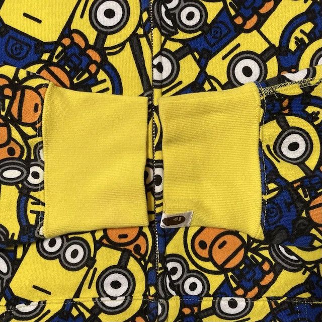 Bape BAPE × MINIONS Milo full zip hoodie a bathing ape Size US L / EU 52-54 / 3 - 5 Thumbnail