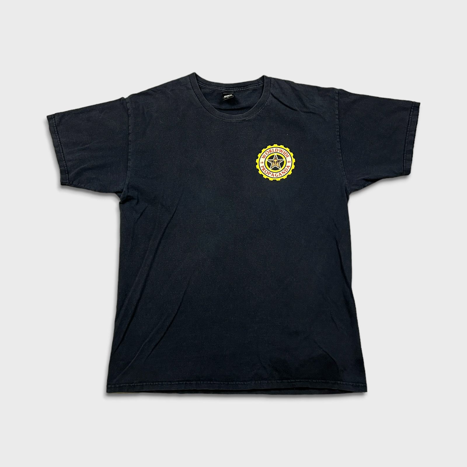 Obey × Vintage Obey T Shirt 1989 Worldwide Propaganda Short Sleeve Tee Size US L / EU 52-54 / 3 - 4 Thumbnail