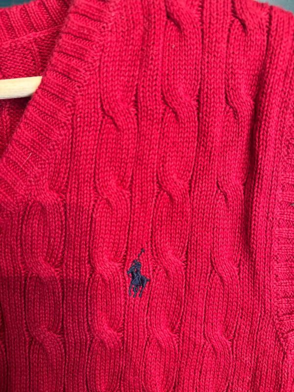 Polo Ralph Lauren Ralph Lauren Cable Knit Vest Size L / US 10 / IT 46 - 5 Thumbnail
