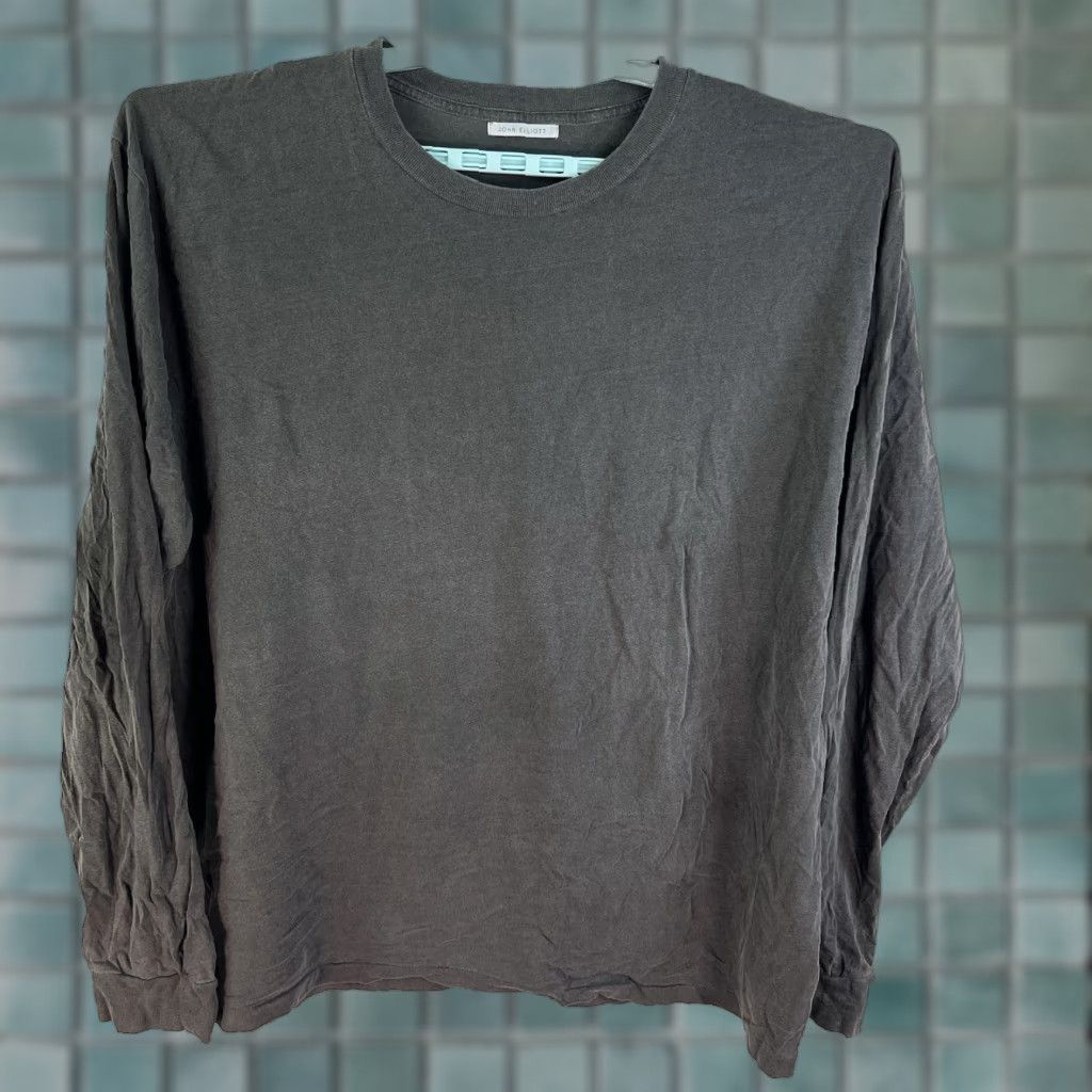 John Elliott John Elliott Long Sleeve Cotton T-Shirt Mens 3XL Gray Crew Neck USA Made Size US XXL / EU 58 / 5 - 1 Thumbnail