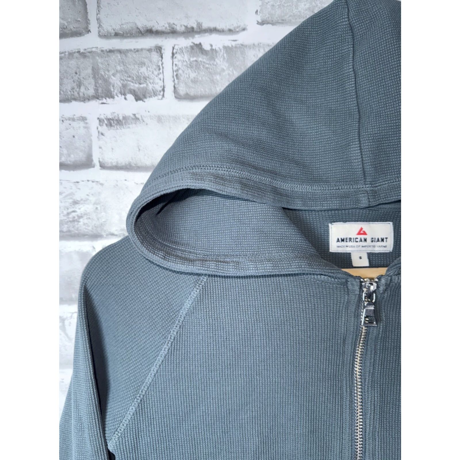Vintage American Giant Hoodie Womens S Teal Full Zip Size S / US 4 / IT 40 - 6 Thumbnail