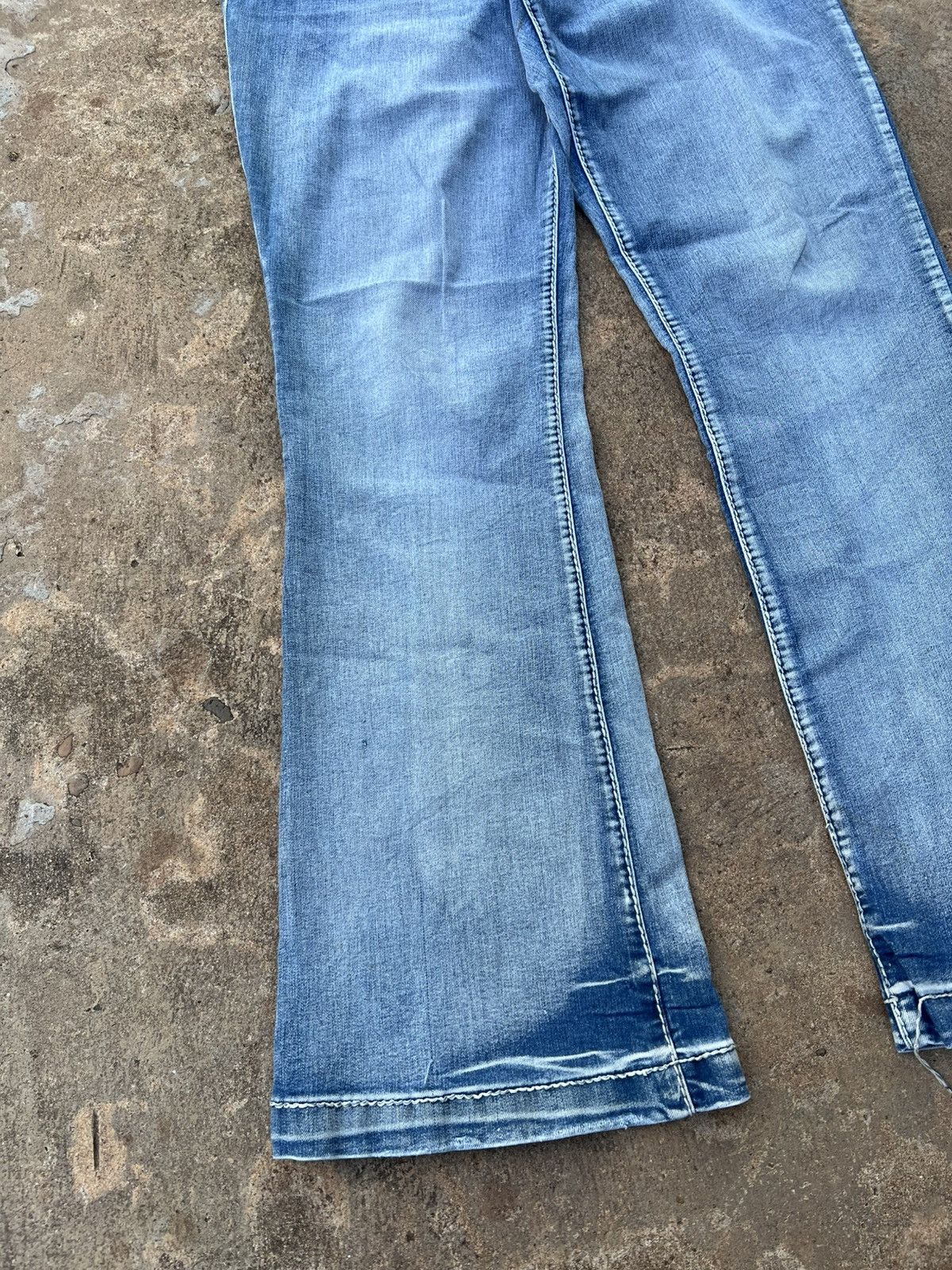 Japanese Brand Flared Maurices Y2K Jeans Size US 34 / EU 50 - 10 Thumbnail
