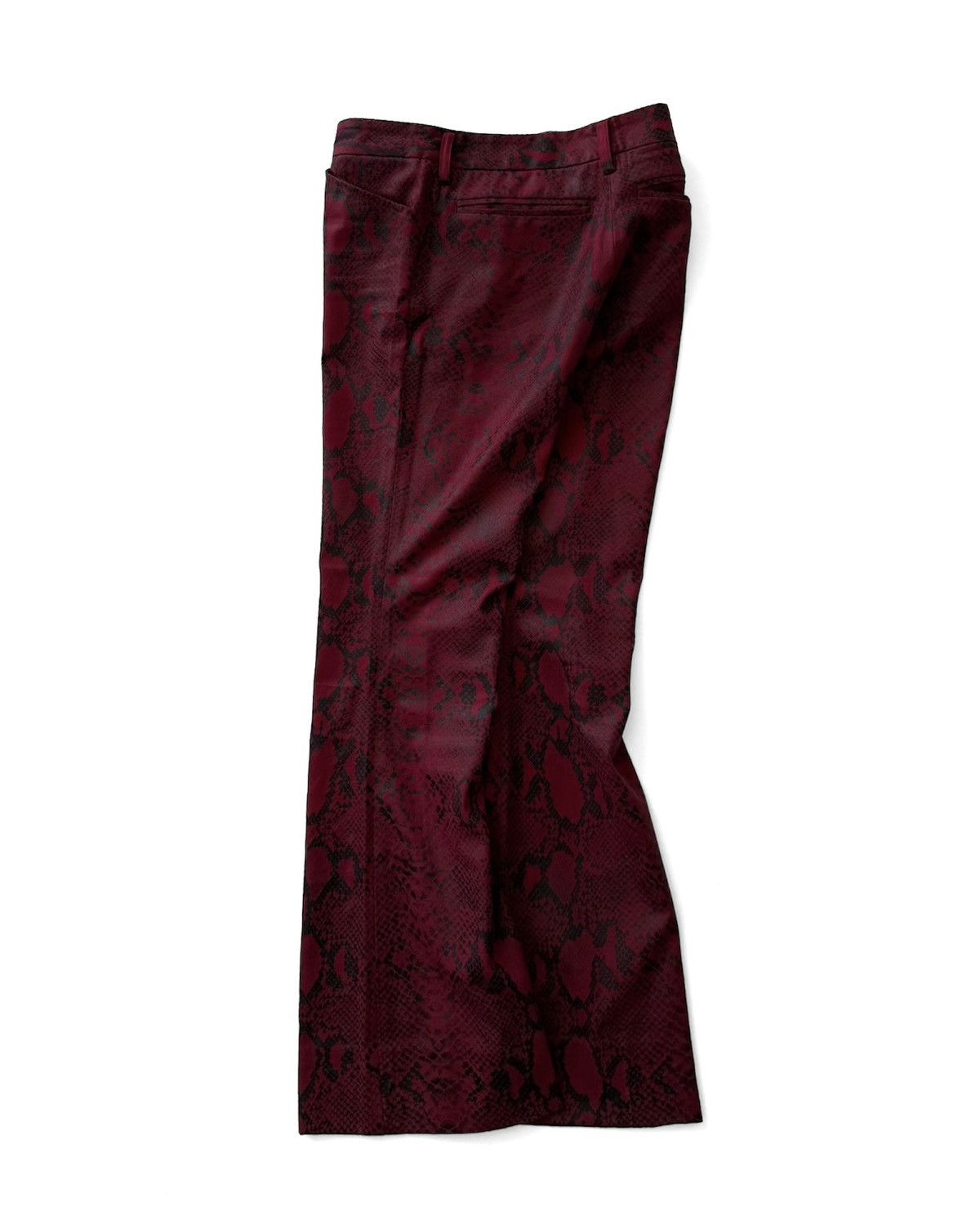 5351 POUR LES HOMMES VINTAGE 5351 POUR LES HOMMES SNAKESKIN LEATHER FLARED PANTS Size US 29 - 7 Thumbnail
