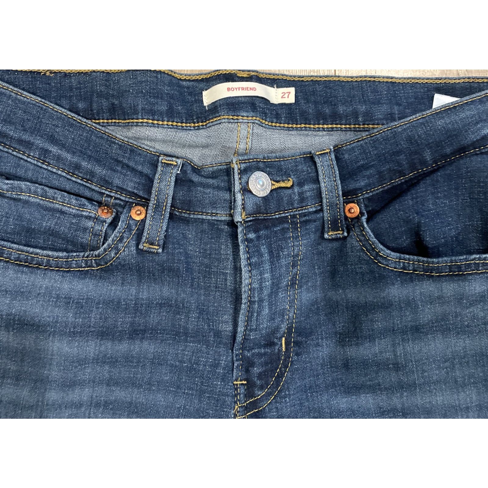 Levi's Levi's Jeans Women's Size 27 Dark Denim Stretch W 30 L 27 Size 27" / US 4 / IT 40 - 5 Thumbnail