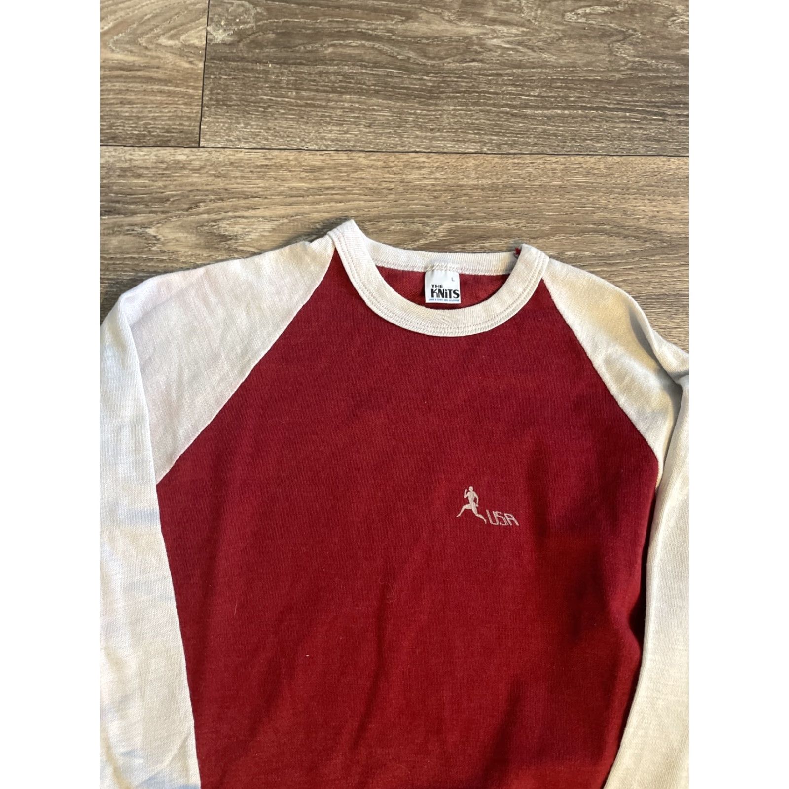 Vintage VINTAGE Santana 1989 Musical Marathon Classic Rock Raglan T-Shirt L Red Unisex Adults Mens Womens (adjusted to fit) Size US L / EU 52-54 / 3 - 5 Thumbnail