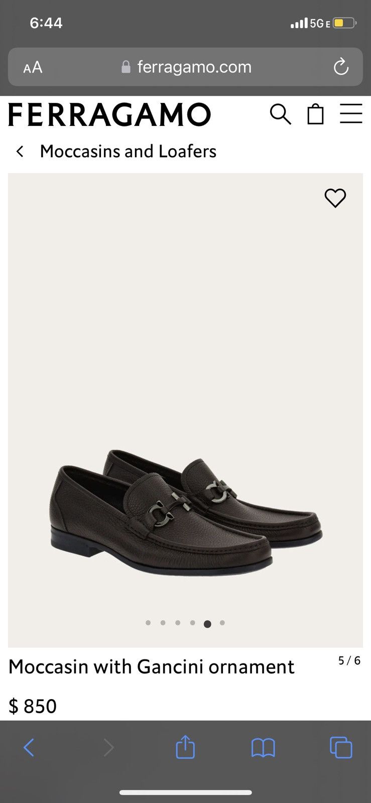 Salvatore Ferragamo Ferragamo Moccasin Size US 9.5 / EU 42-43 - 1 Preview