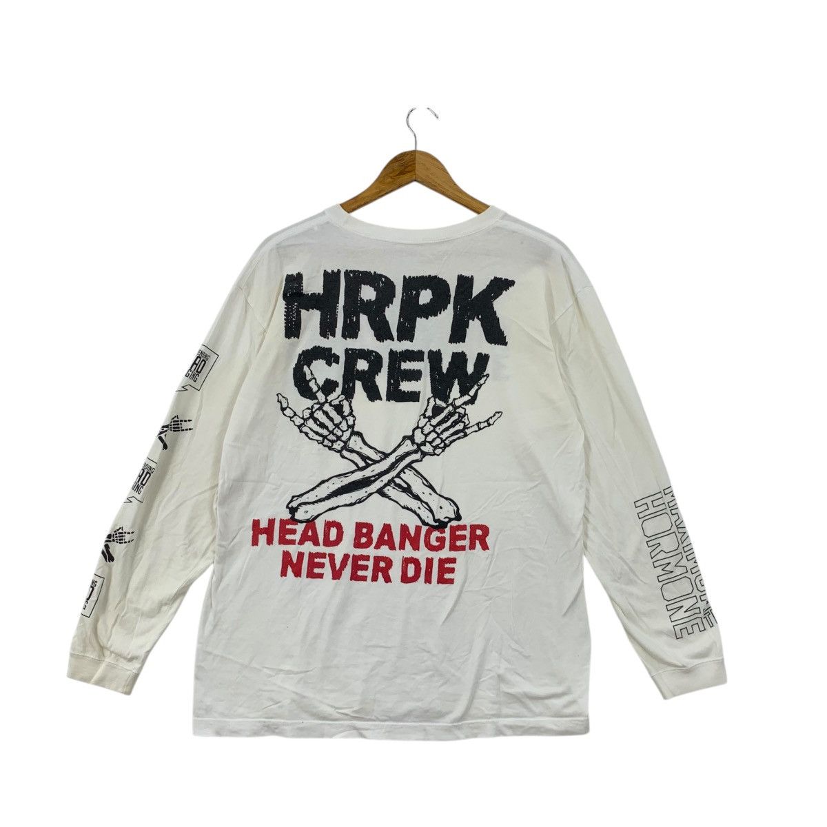 Band Tees MAXIMUM THE HORMONE Head Banger Never Die Tee Shirt Top Size US XL / EU 56 / 4 - 7 Thumbnail