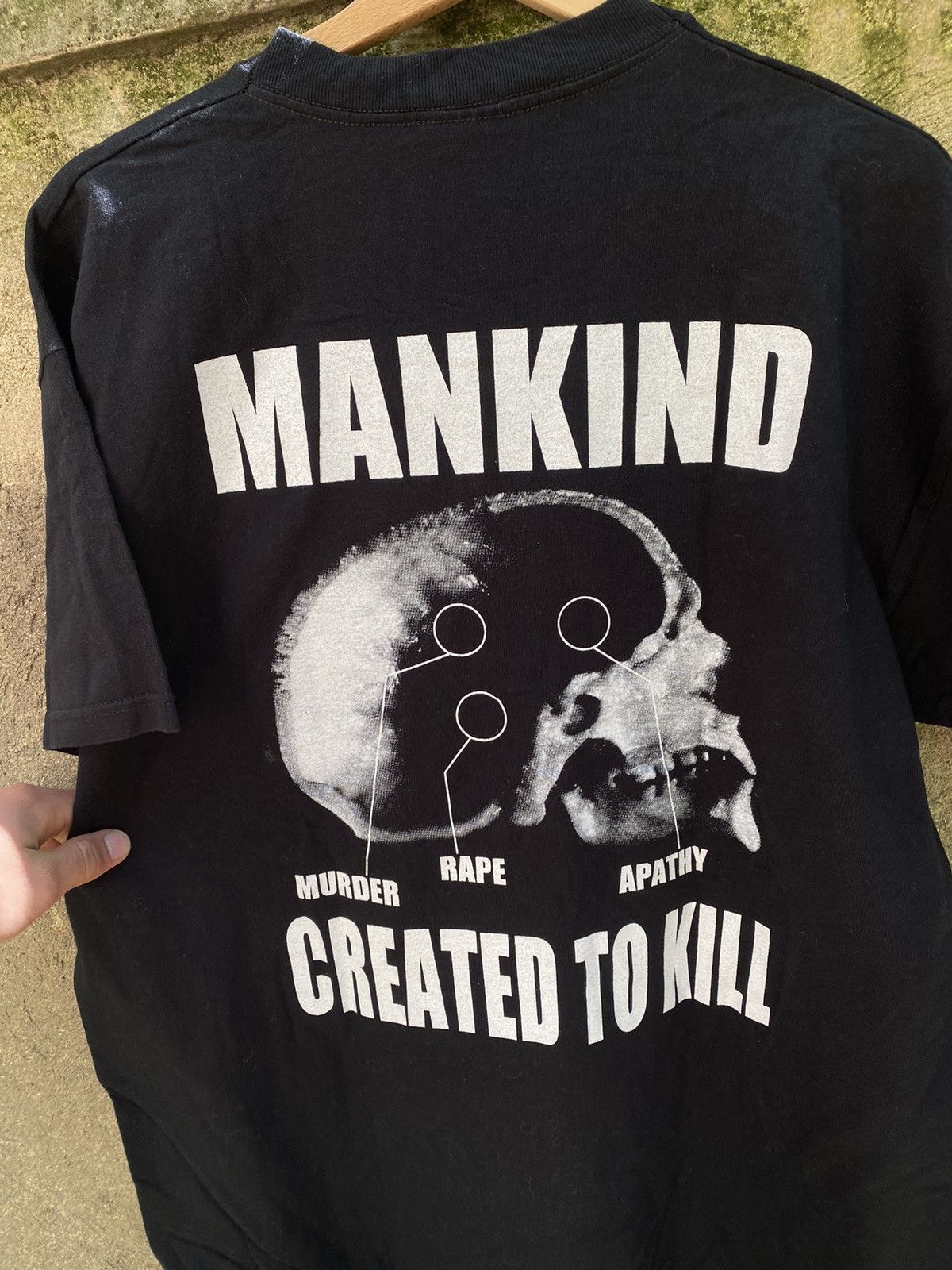 Vintage Vintage Aborted Mankind Created To Kill Death Metal Tee Size US XL / EU 56 / 4 - 6 Thumbnail