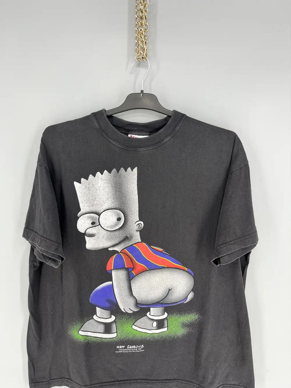 Vintage Vintage Bart Simpson 1998 Matt Groening Boxy Fit Redwood But Size US XL / EU 56 / 4 - 6 Thumbnail