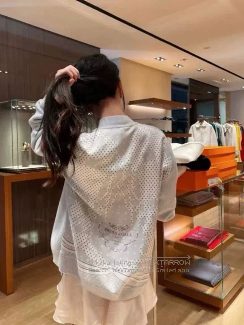 Hermes Hermes Silk and cashmere blend cardigan jacket Size XXS / US 00 / IT 34 - 5 Thumbnail