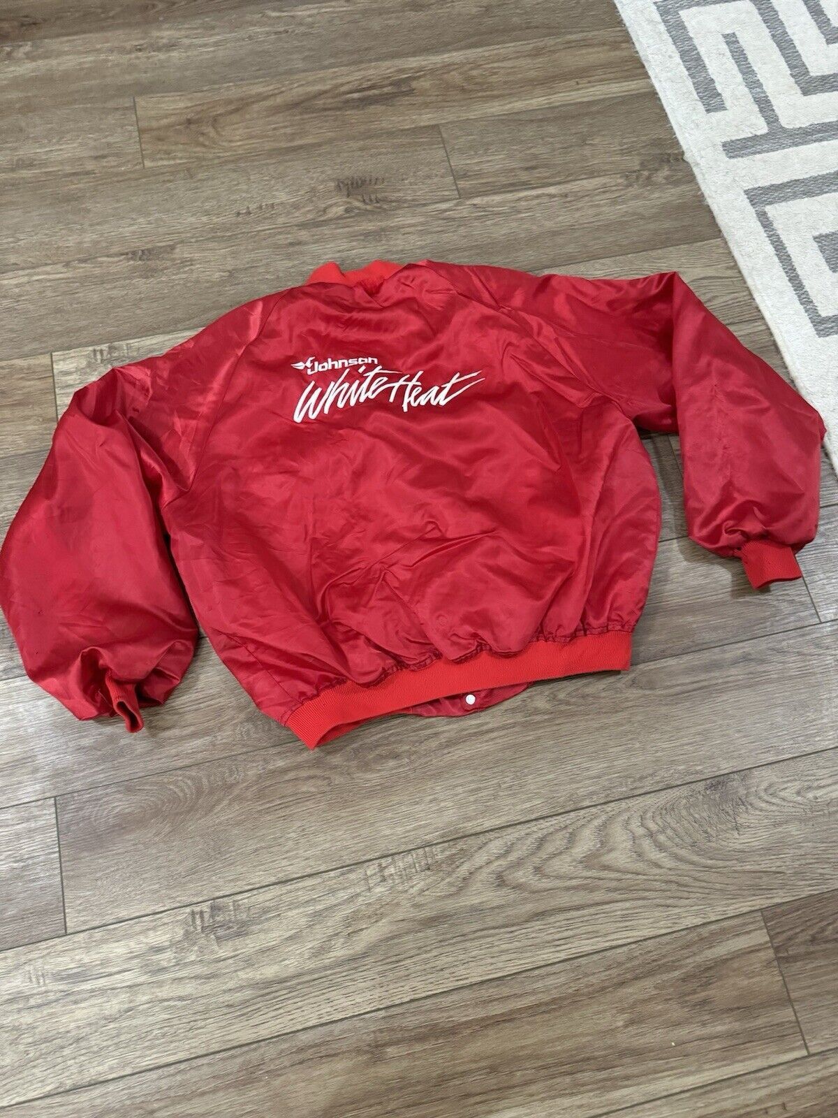 Vintage Vintage Johnson White Heat Boat Bomber Jacket Size US XL / EU 56 / 4 - 12 Thumbnail