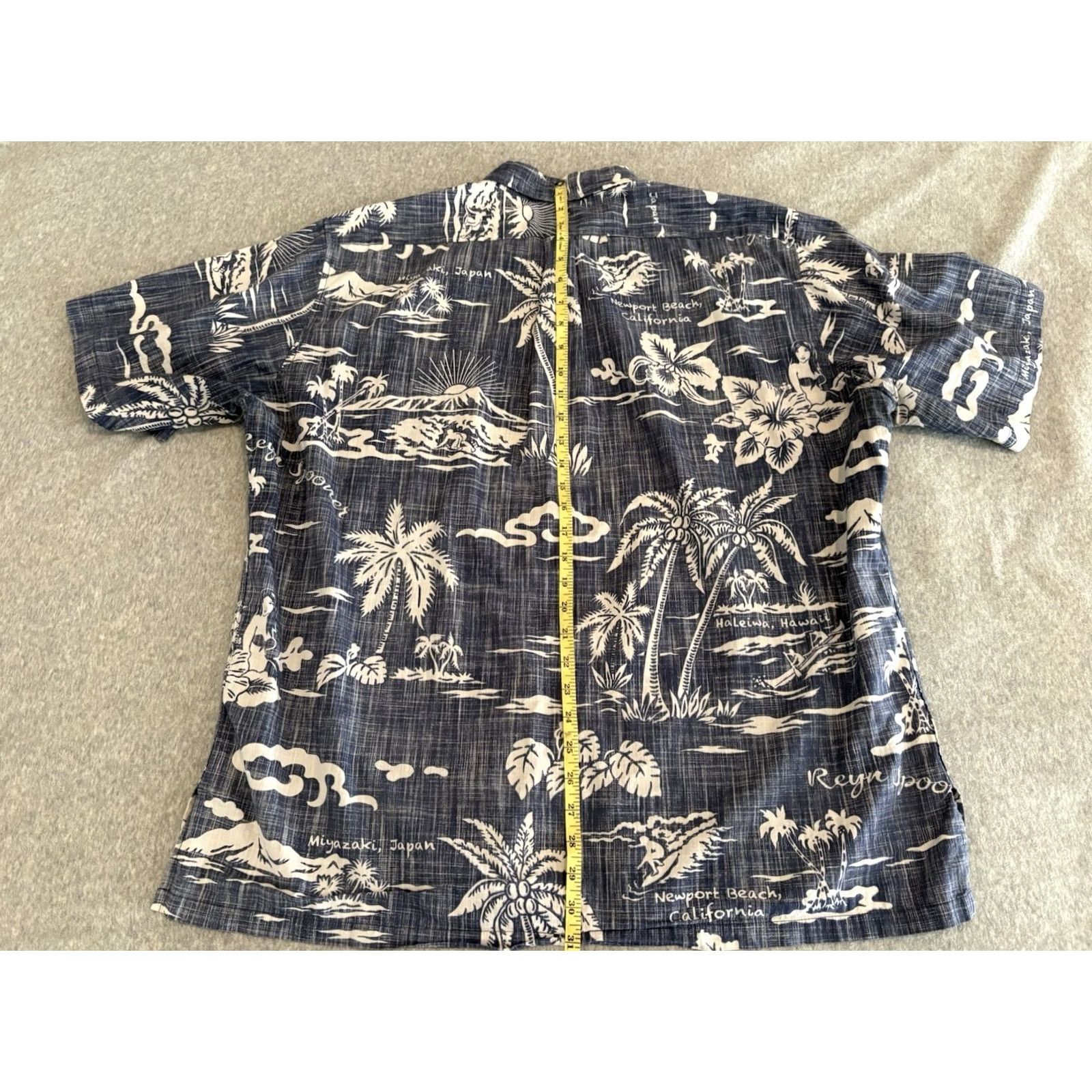 Reyn Spooner Reyn Spooner Blue Floral Hawaiian Shirt Miyazaki Haleiwa Newport Beach Mens XL Size US XL / EU 56 / 4 - 8 Thumbnail