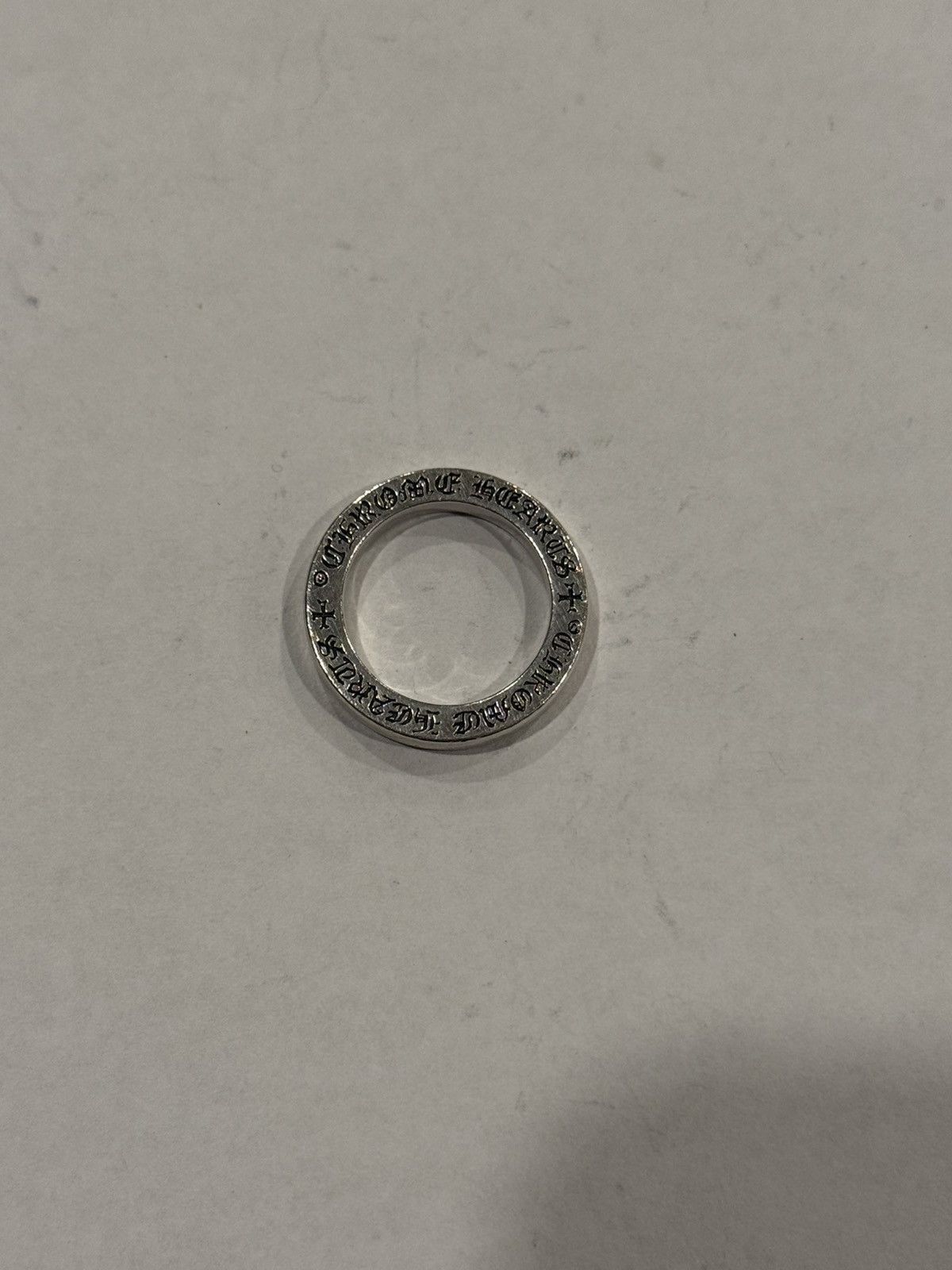 アクセサリー Chrome Hearts Spacer Ring 3mm Cross Chrome Hearts RARE Chrome Hearts Cross Spacer Ring 3mm Size 5 US