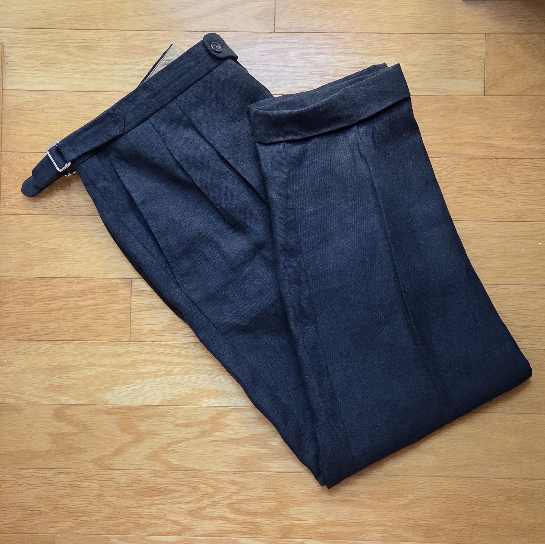 Other Benevento navy linen trousers Size US 36 / EU 52 - 1 Thumbnail